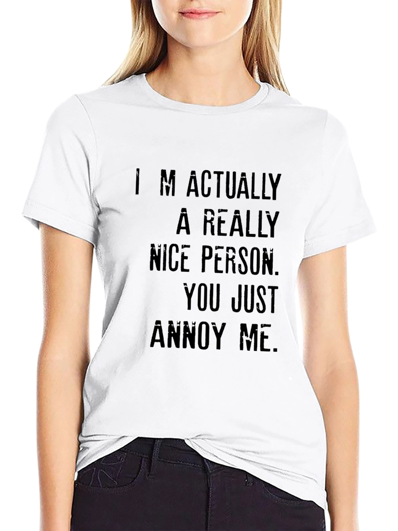 Funny Im Actually A Really Nice Person T-Shirt