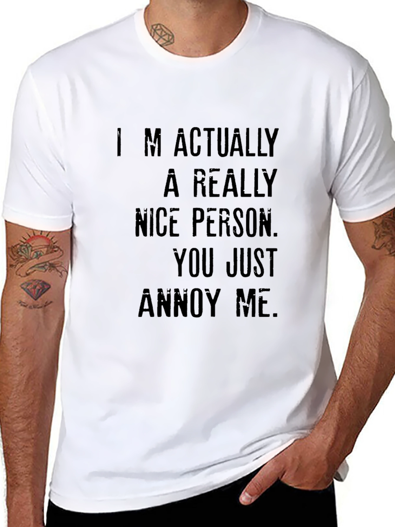 Funny Im Actually A Really Nice Person T-Shirt