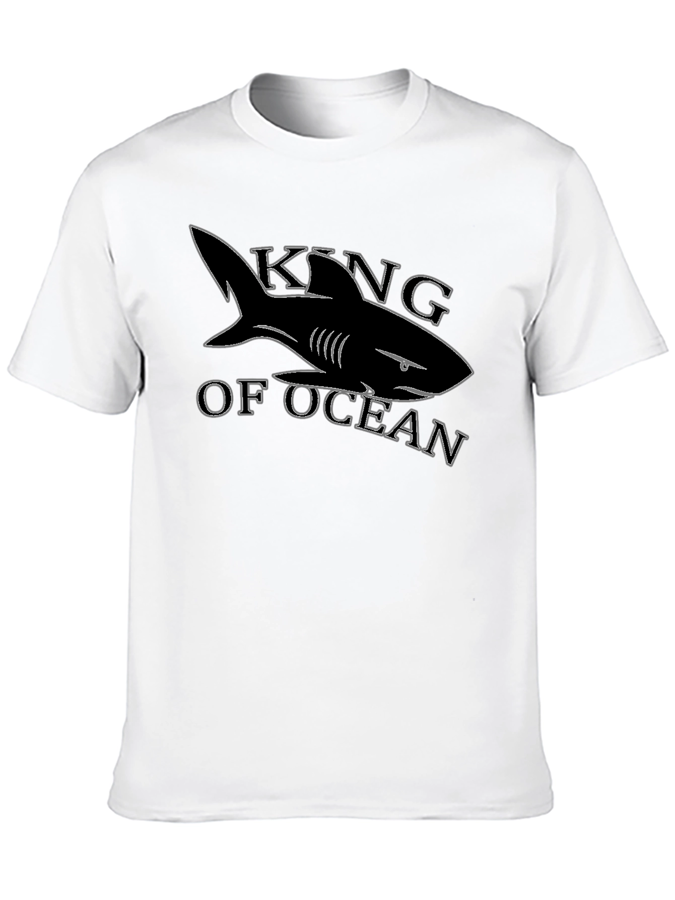 King of Ocean Shark T-Shirt - Black