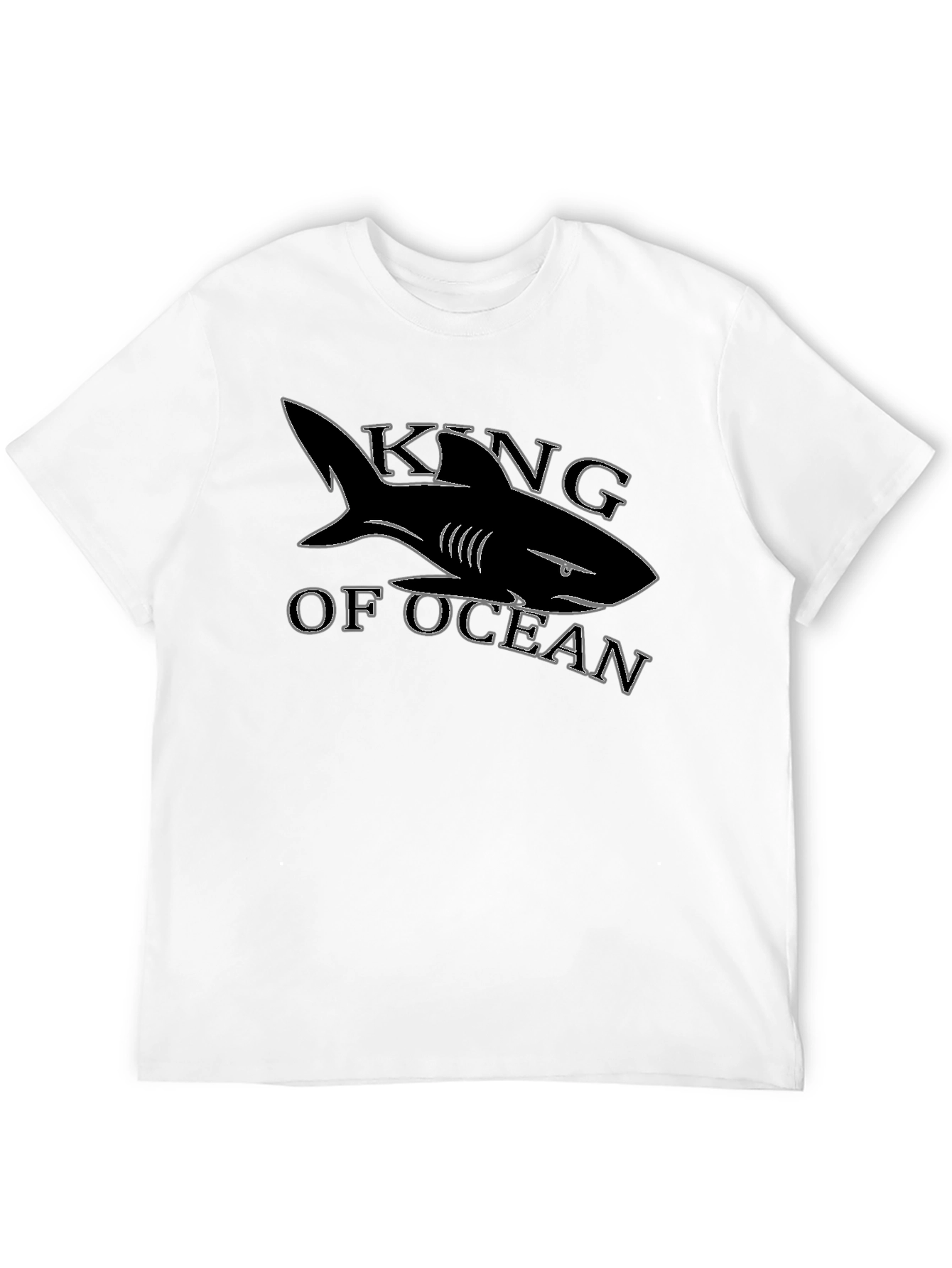 King of Ocean Shark T-Shirt - Black