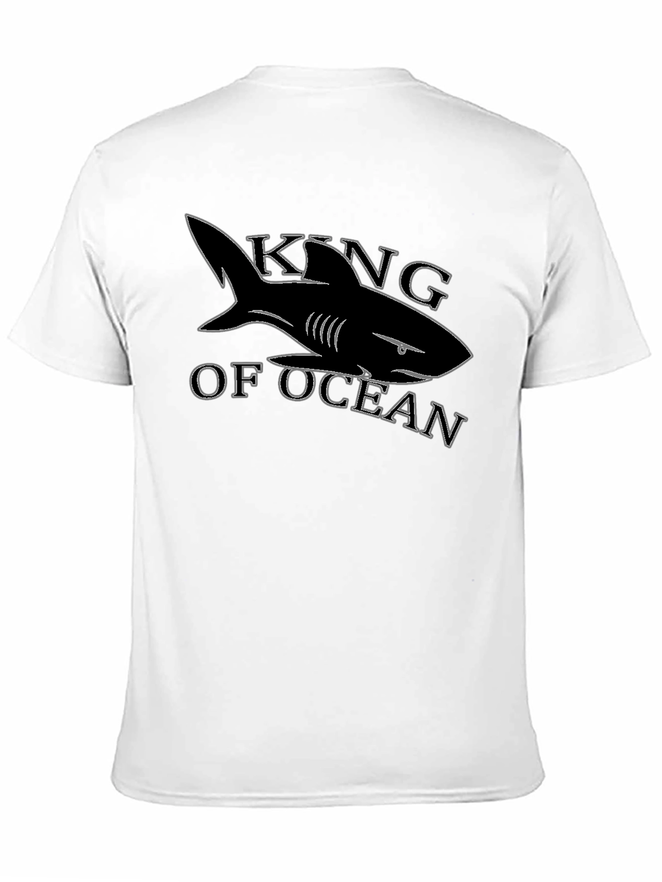 King of Ocean Shark T-Shirt - Black