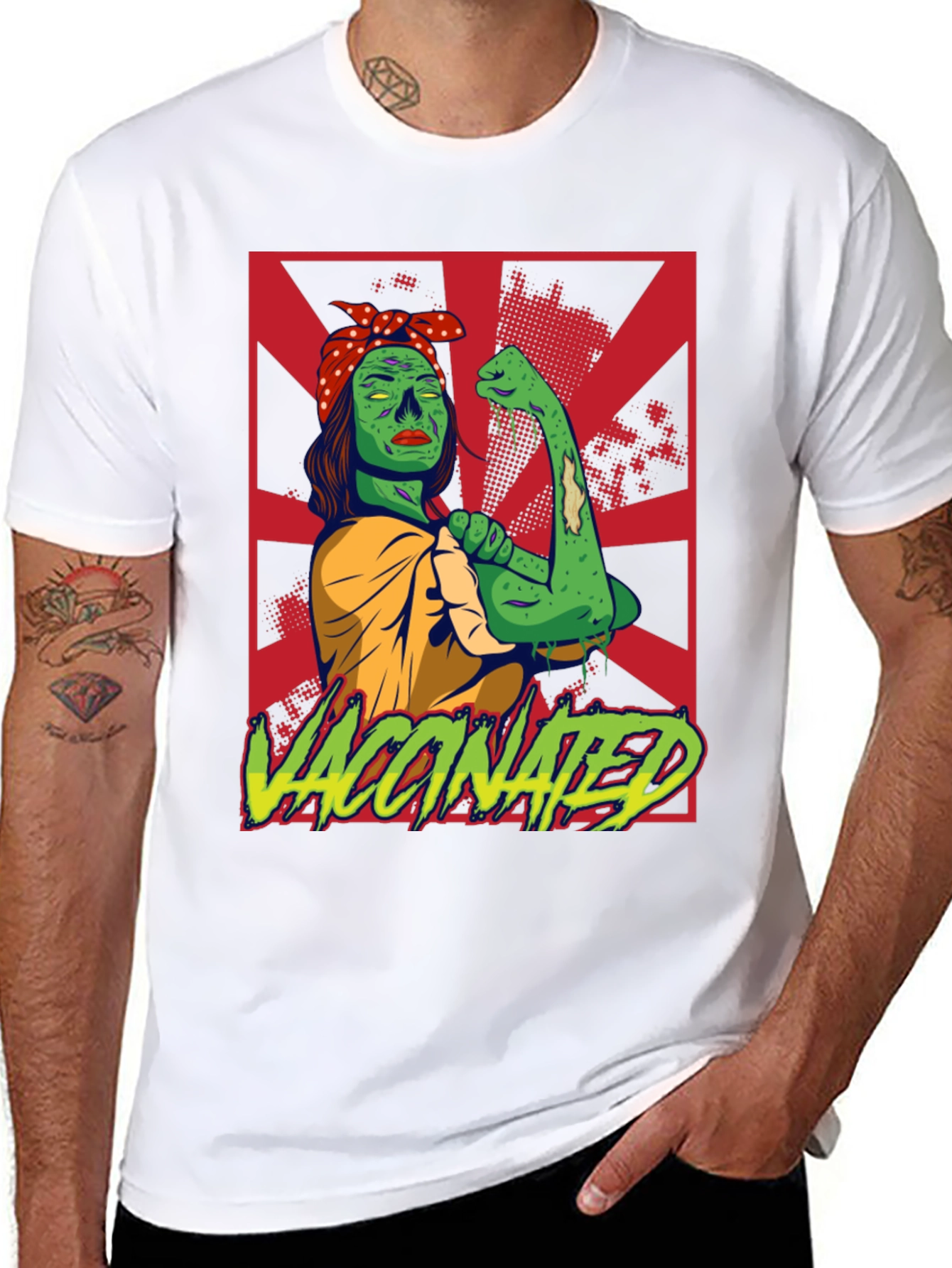 Vaccinated Zombie T-Shirt