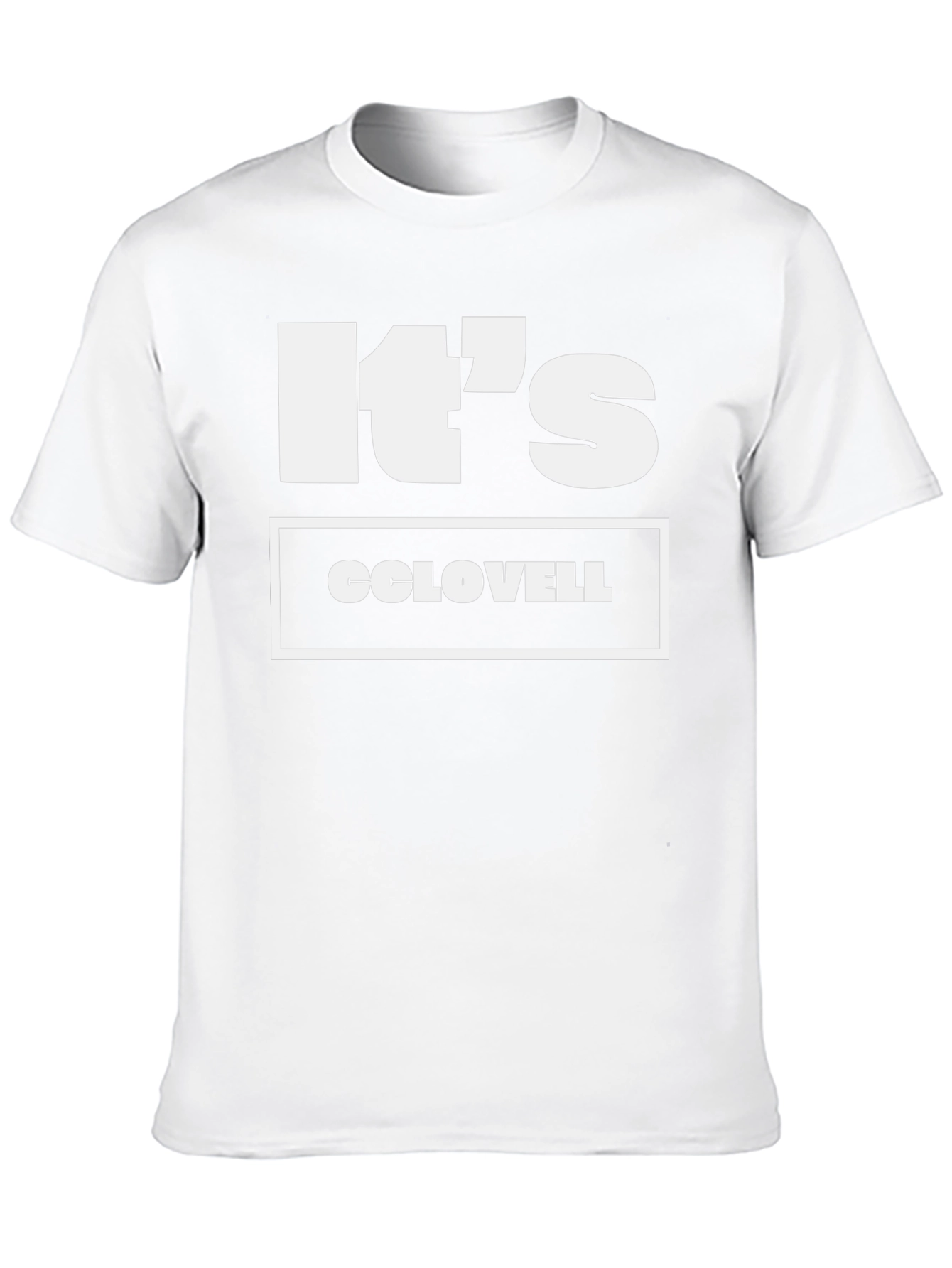 Its CCLOVELL T-Shirt - Trendy Graphic Tee