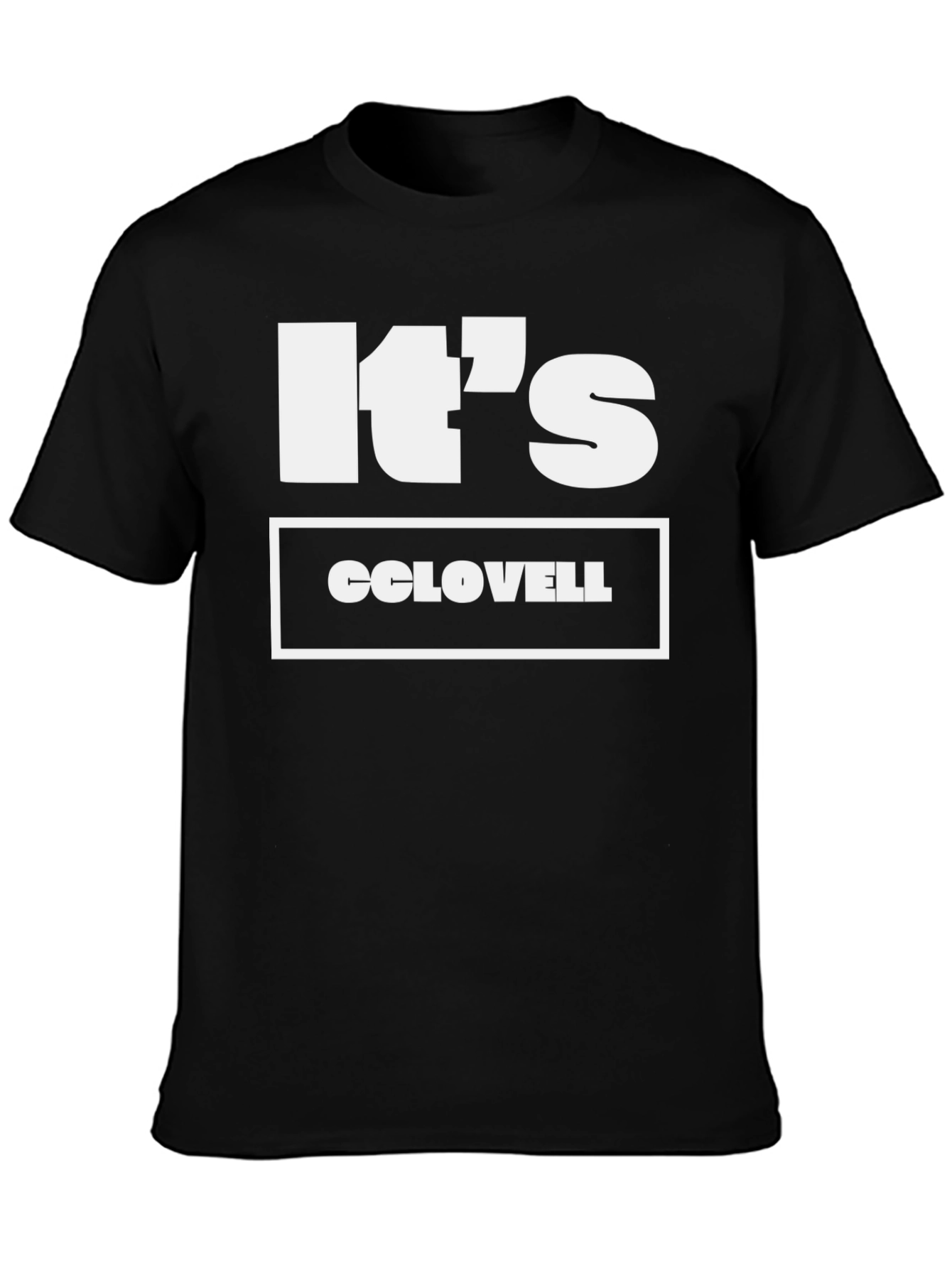 Its CCLOVELL T-Shirt - Trendy Graphic Tee