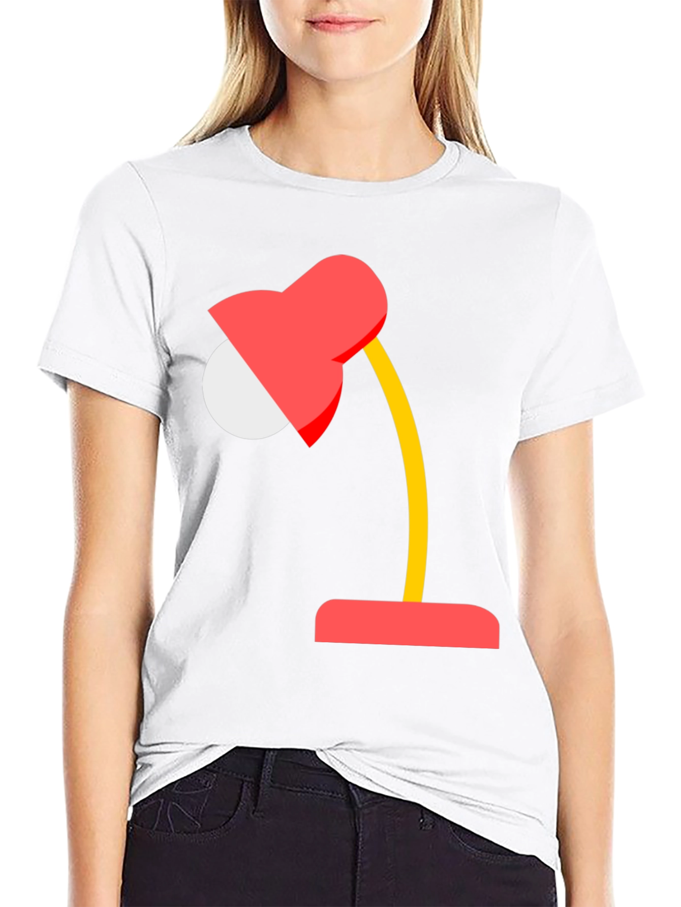 Fun Lamp Graphic Tee - Black