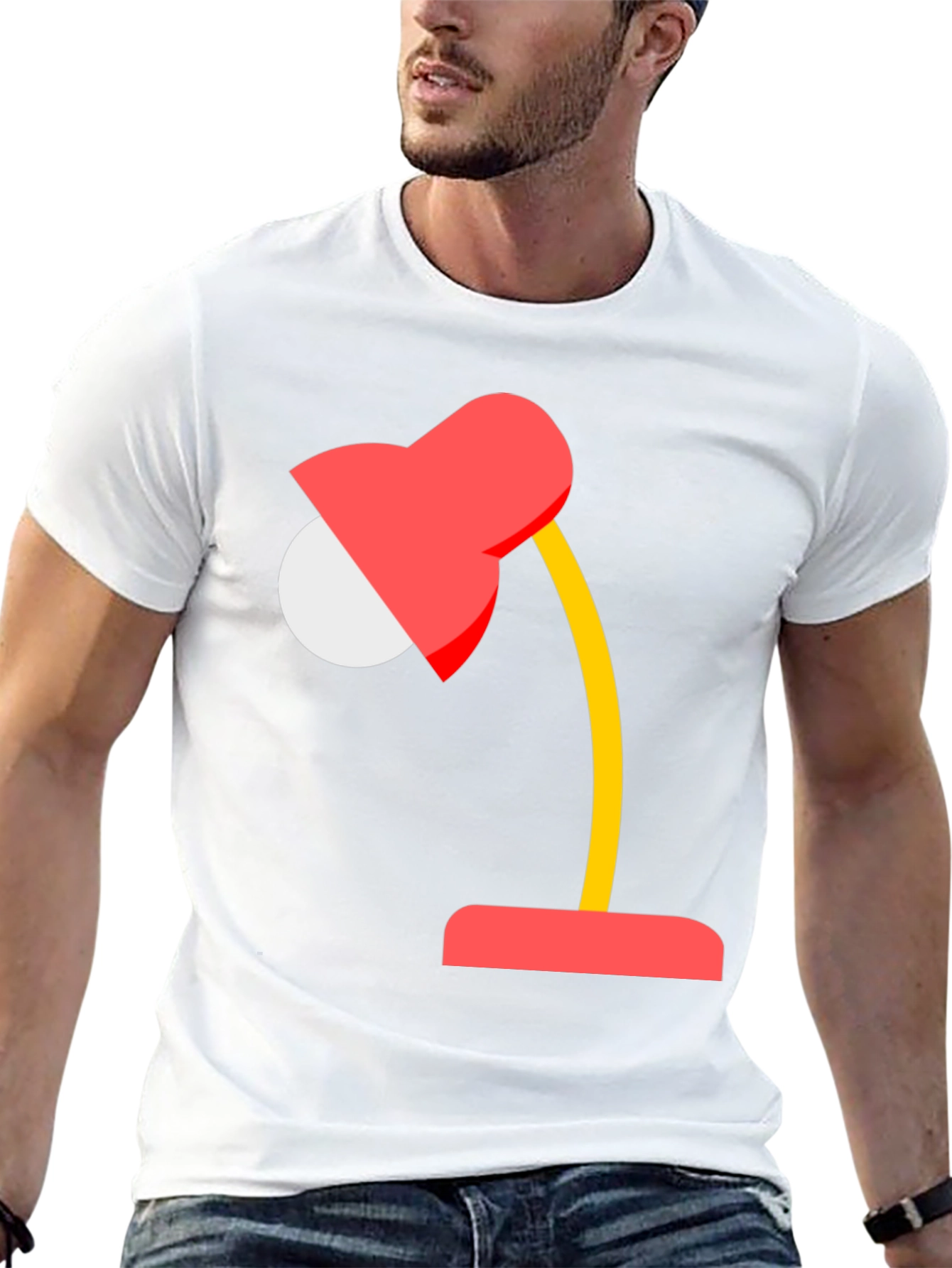 Fun Lamp Graphic Tee - Black