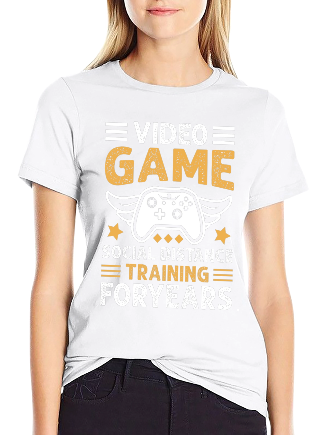 Video Game Social Distance Training T-Shirt