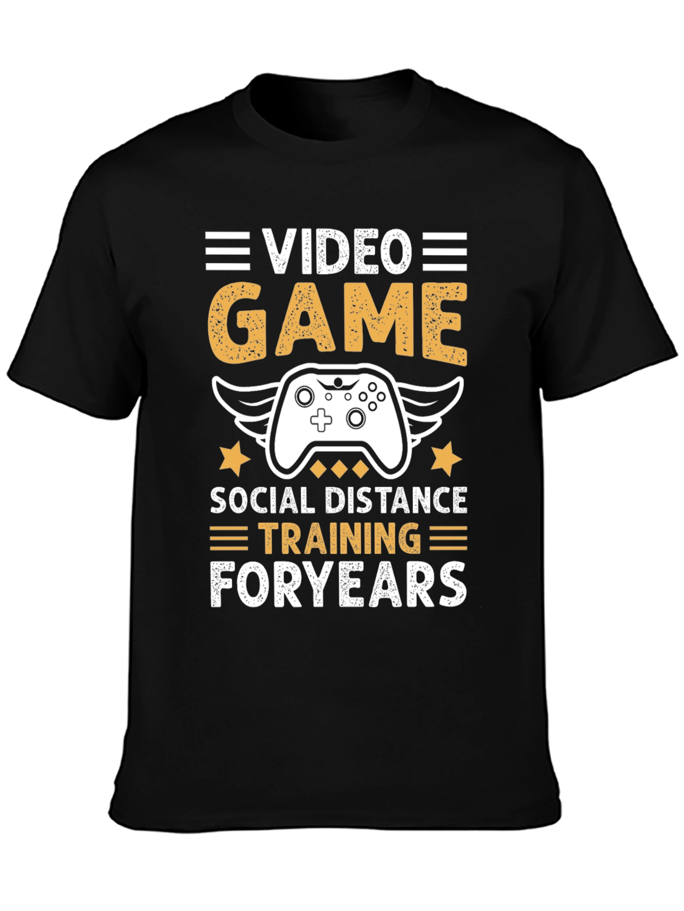 Video Game Social Distance Training T-Shirt