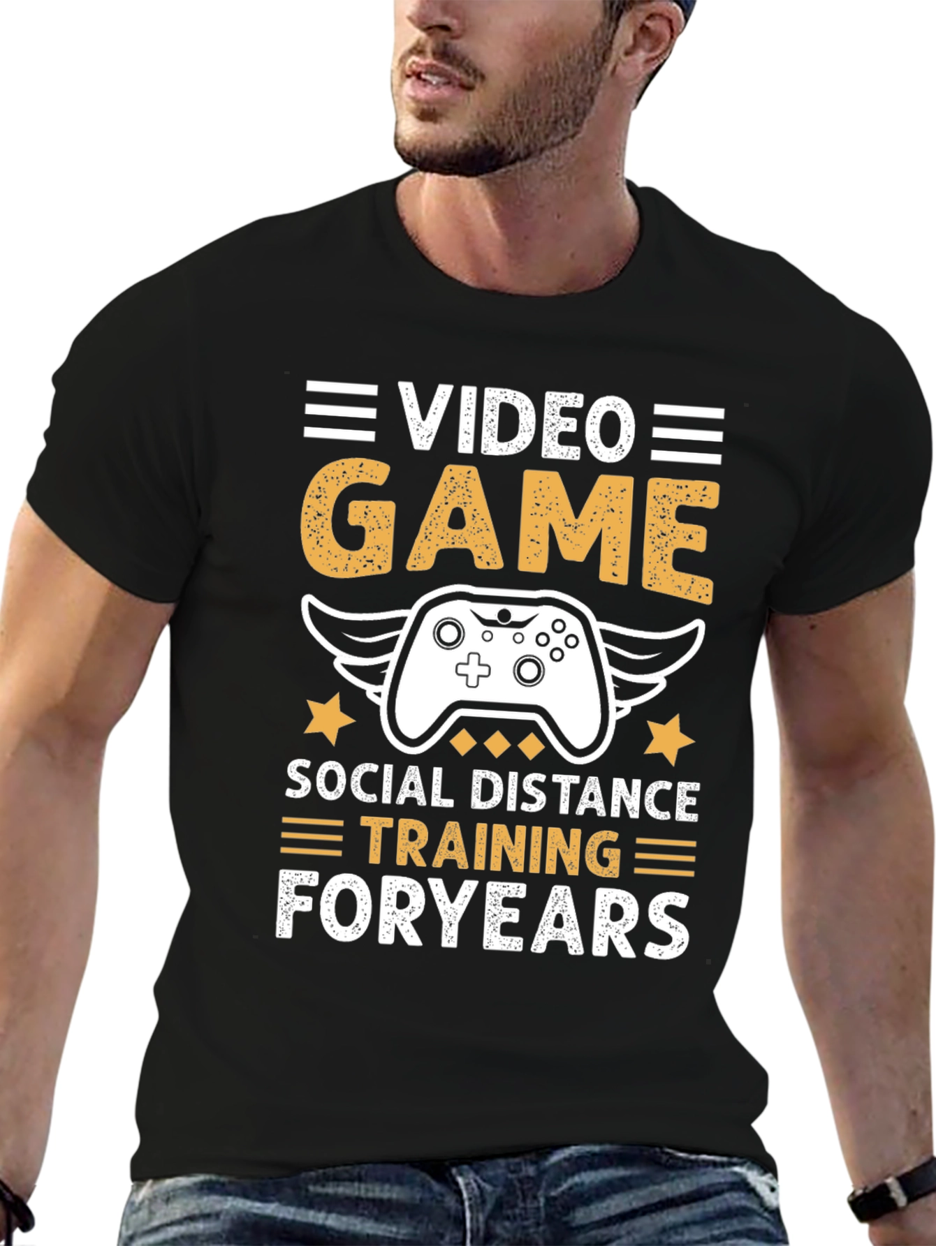 Video Game Social Distance Training T-Shirt