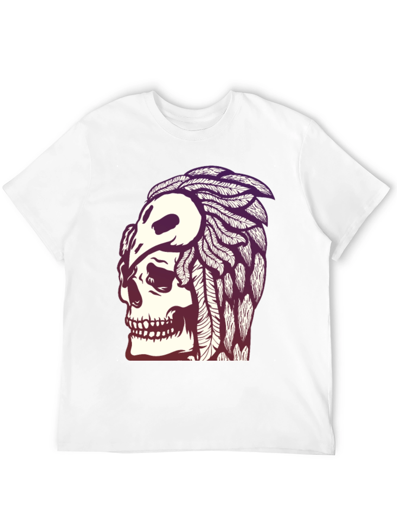 Skull & Crow T-Shirt - Gothic Graphic Tee
