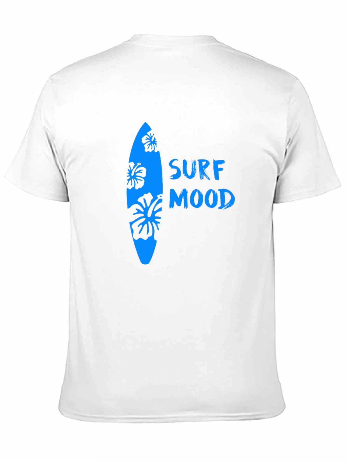 Surf Mood Graphic Tee - Black Cotton T-Shirt