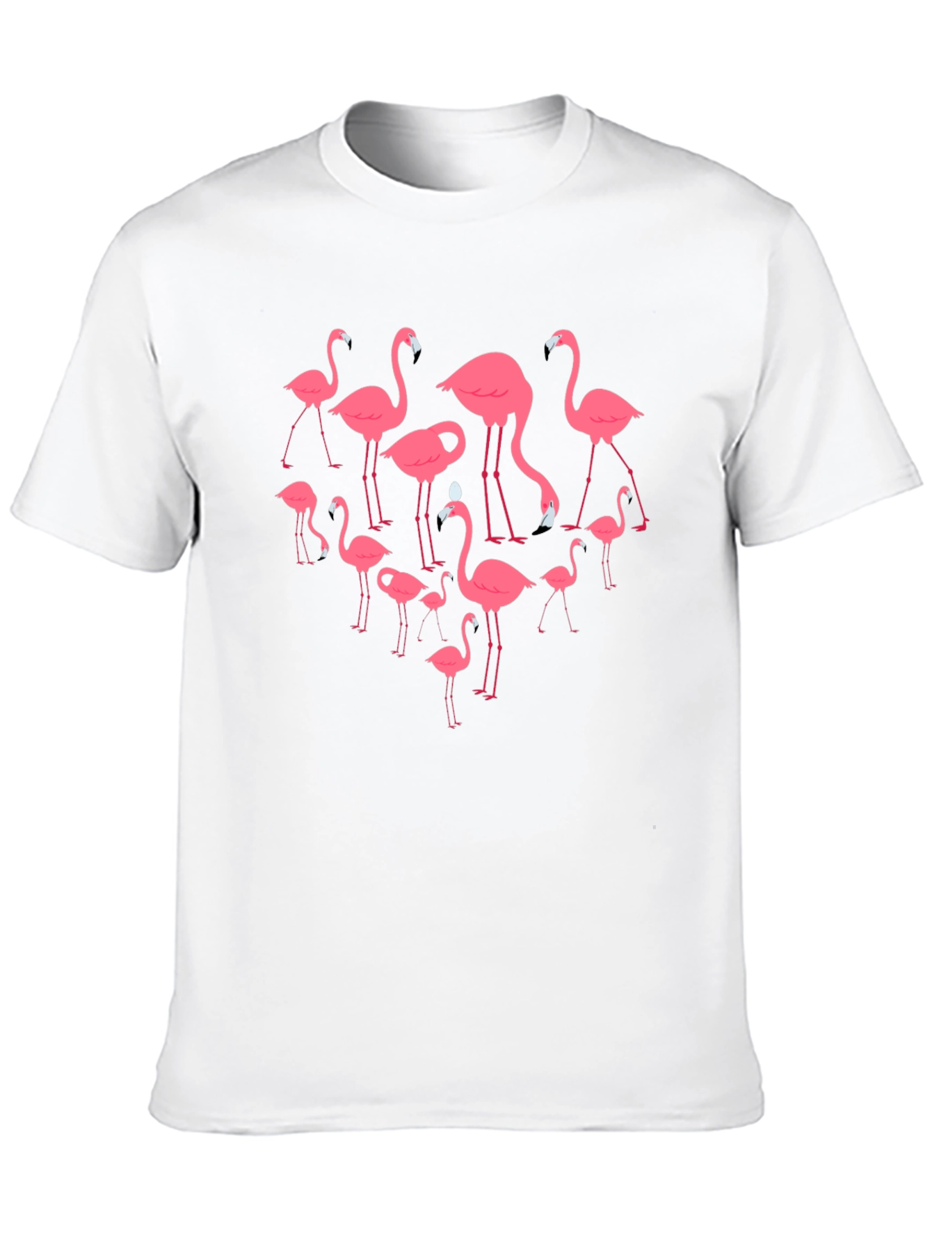Flamingo Graphic Black T-Shirt