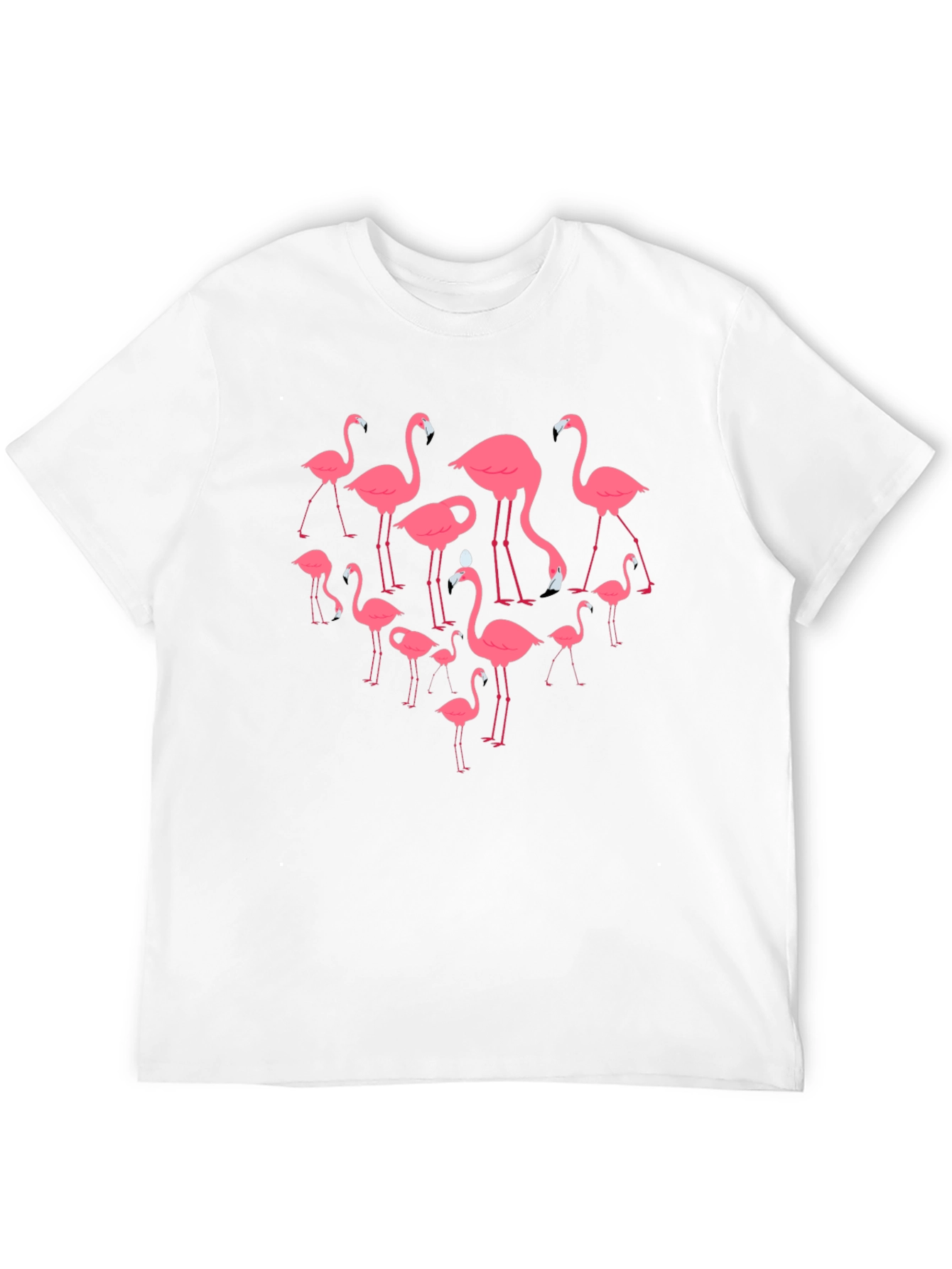 Flamingo Graphic Black T-Shirt