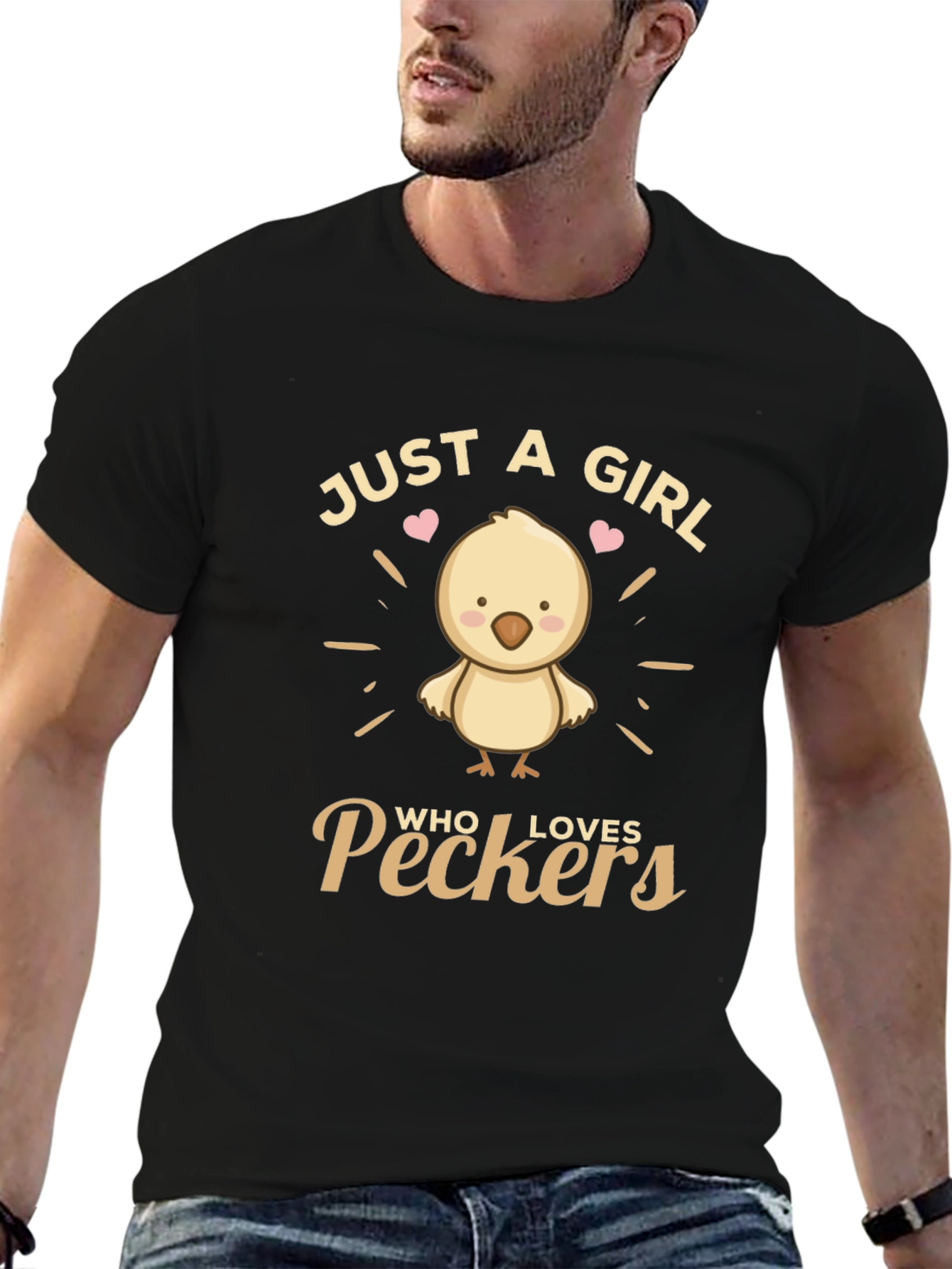 Just a Girl Who Loves Peckers T-Shirt