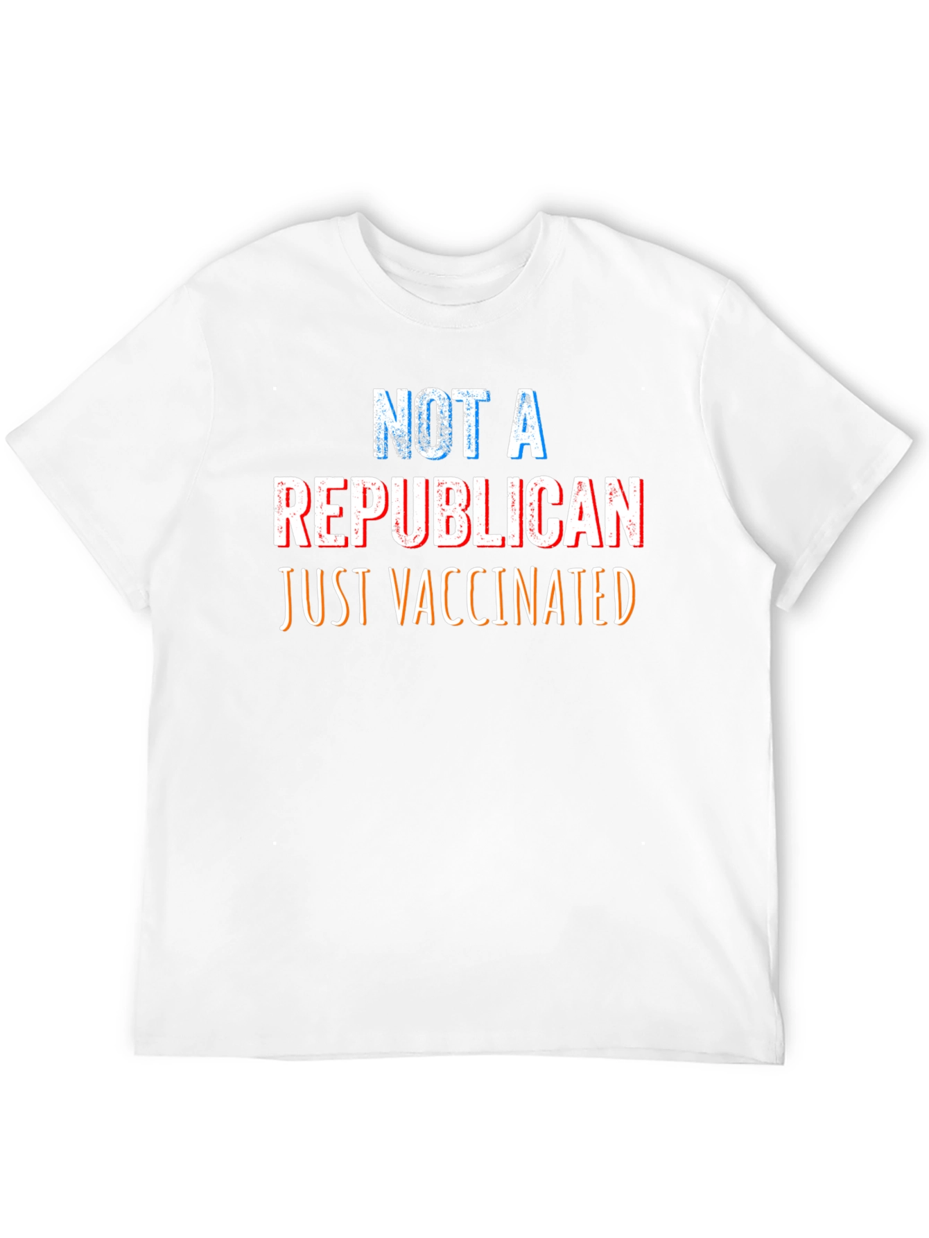 Vaccinated Anti-Republican Political Statement T-Shirt