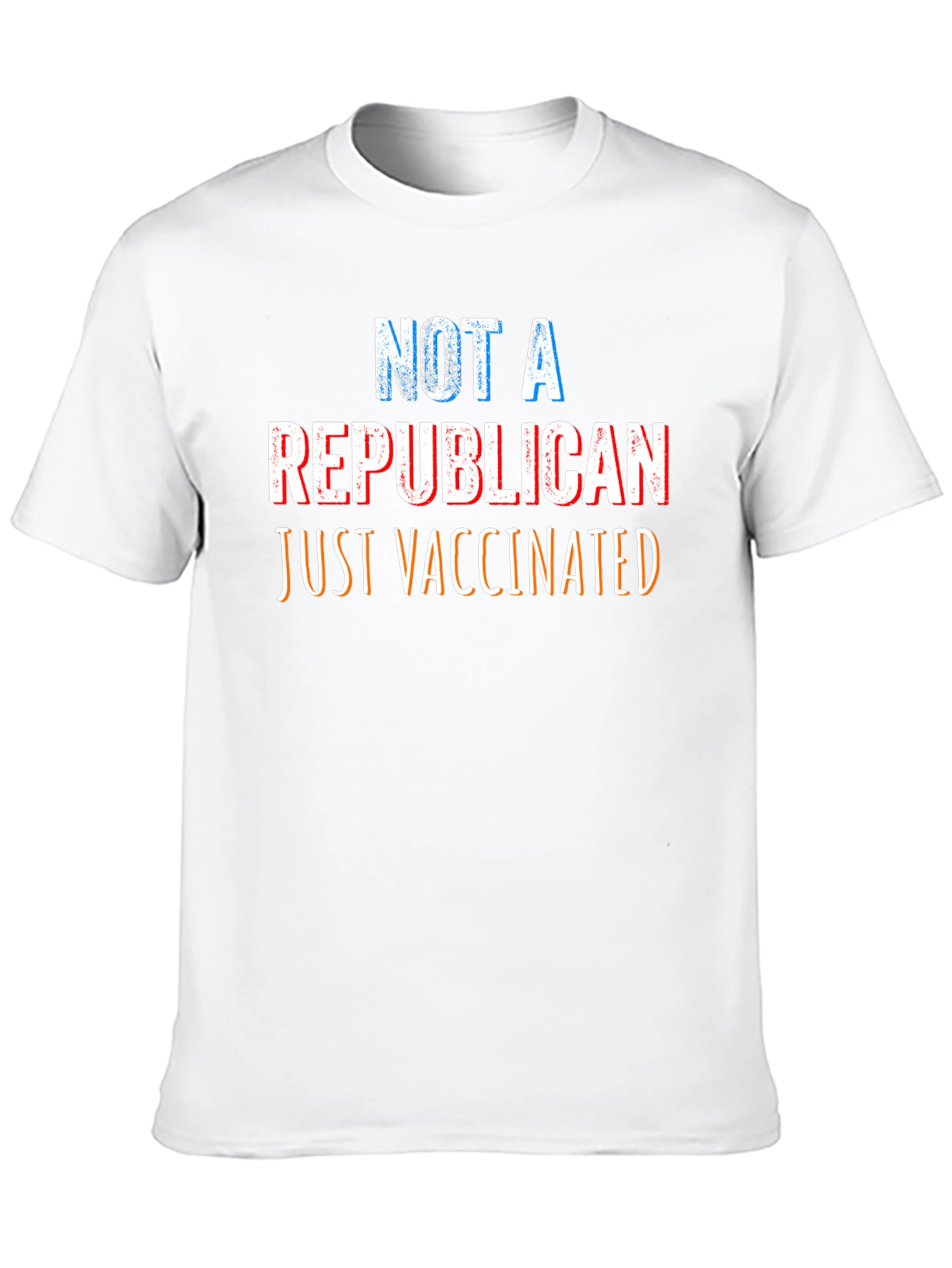 Vaccinated Anti-Republican Political Statement T-Shirt