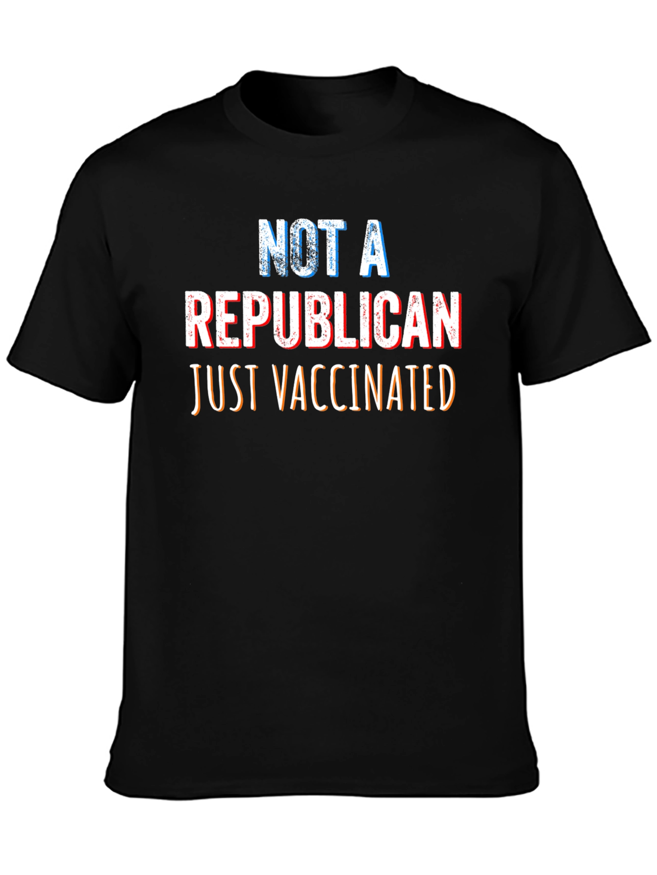 Vaccinated Anti-Republican Political Statement T-Shirt