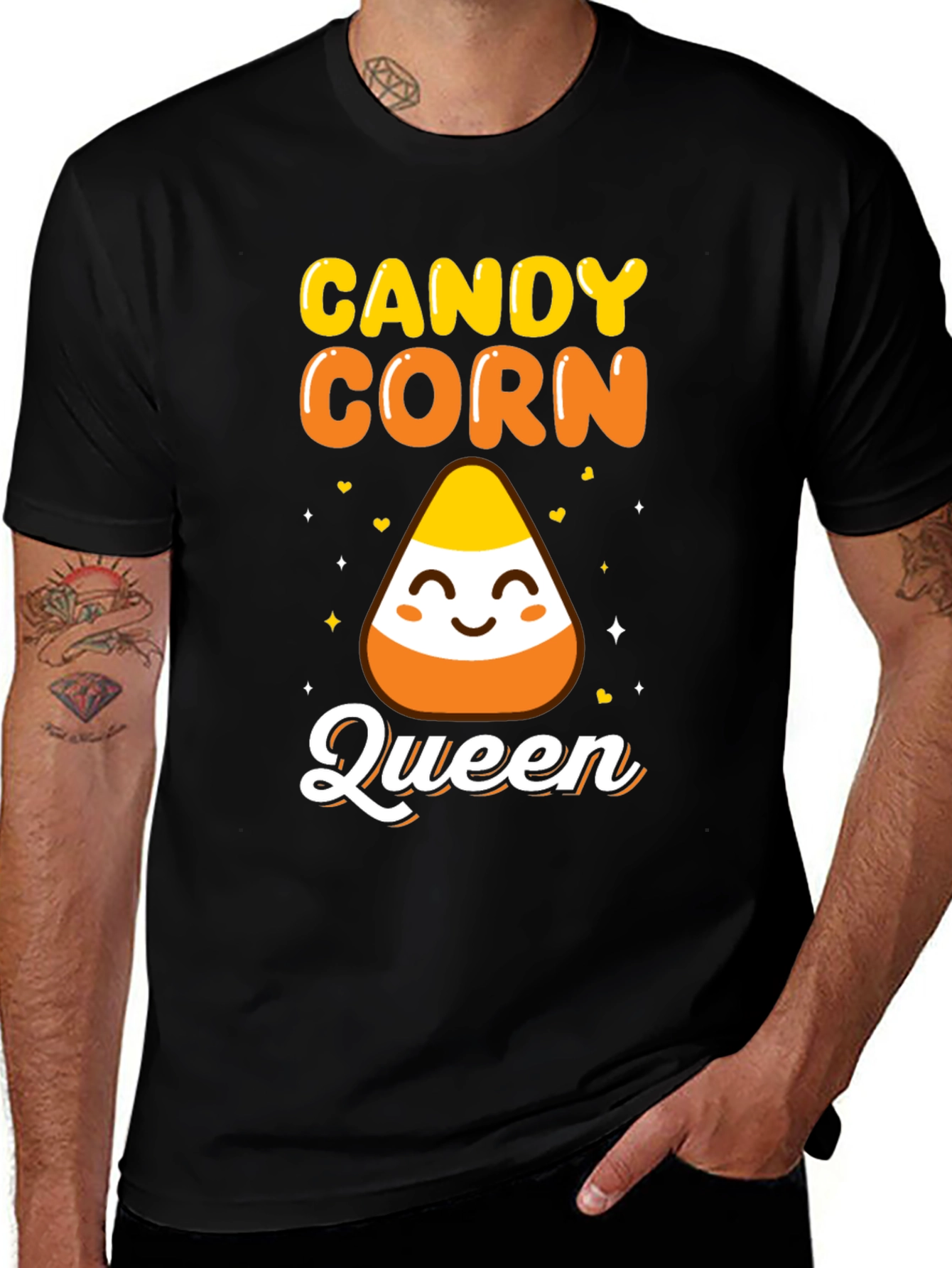 Candy Corn Queen Halloween T-Shirt