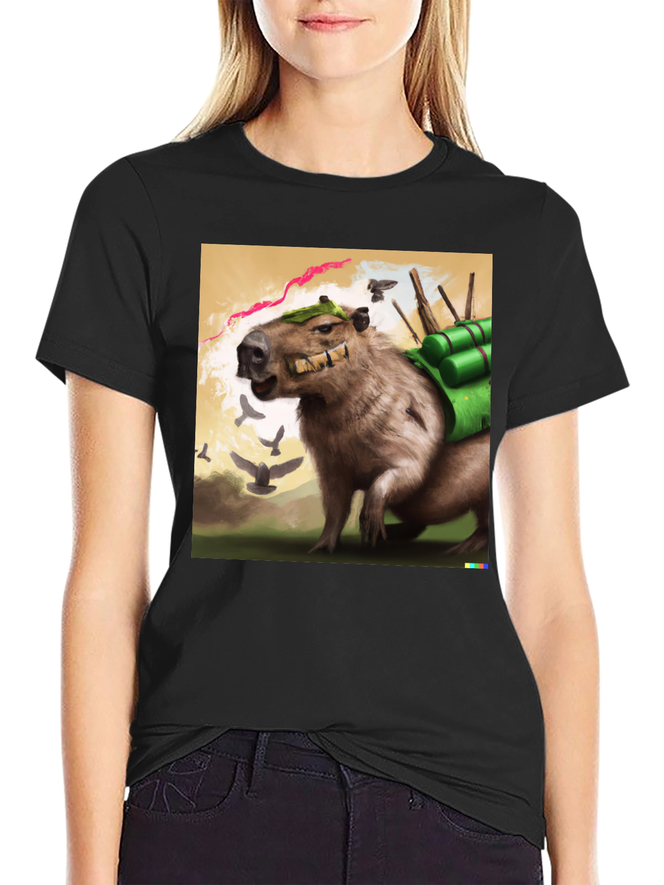 Capybara T-Shirt Funny Animal Tee