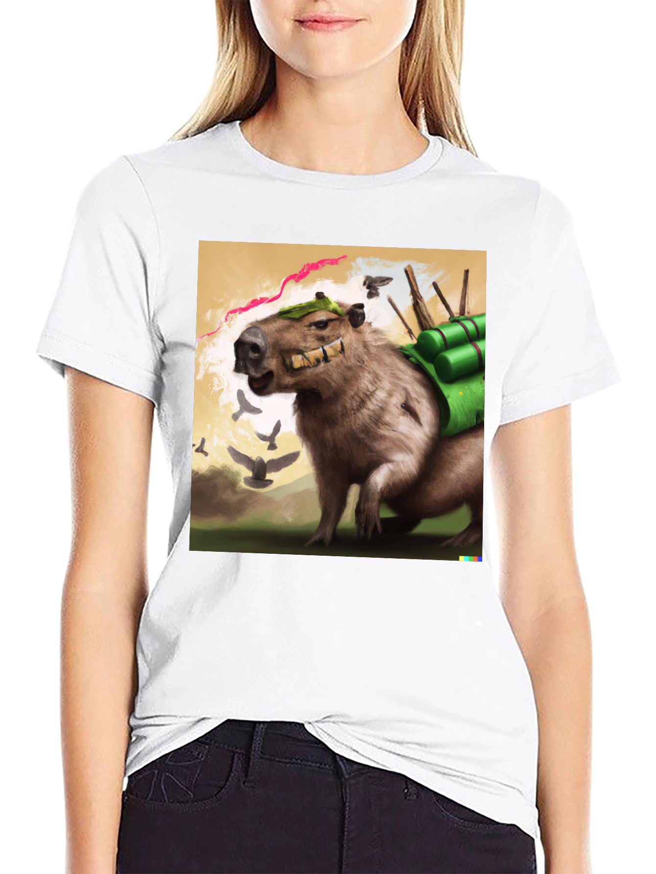 Capybara T-Shirt Funny Animal Tee