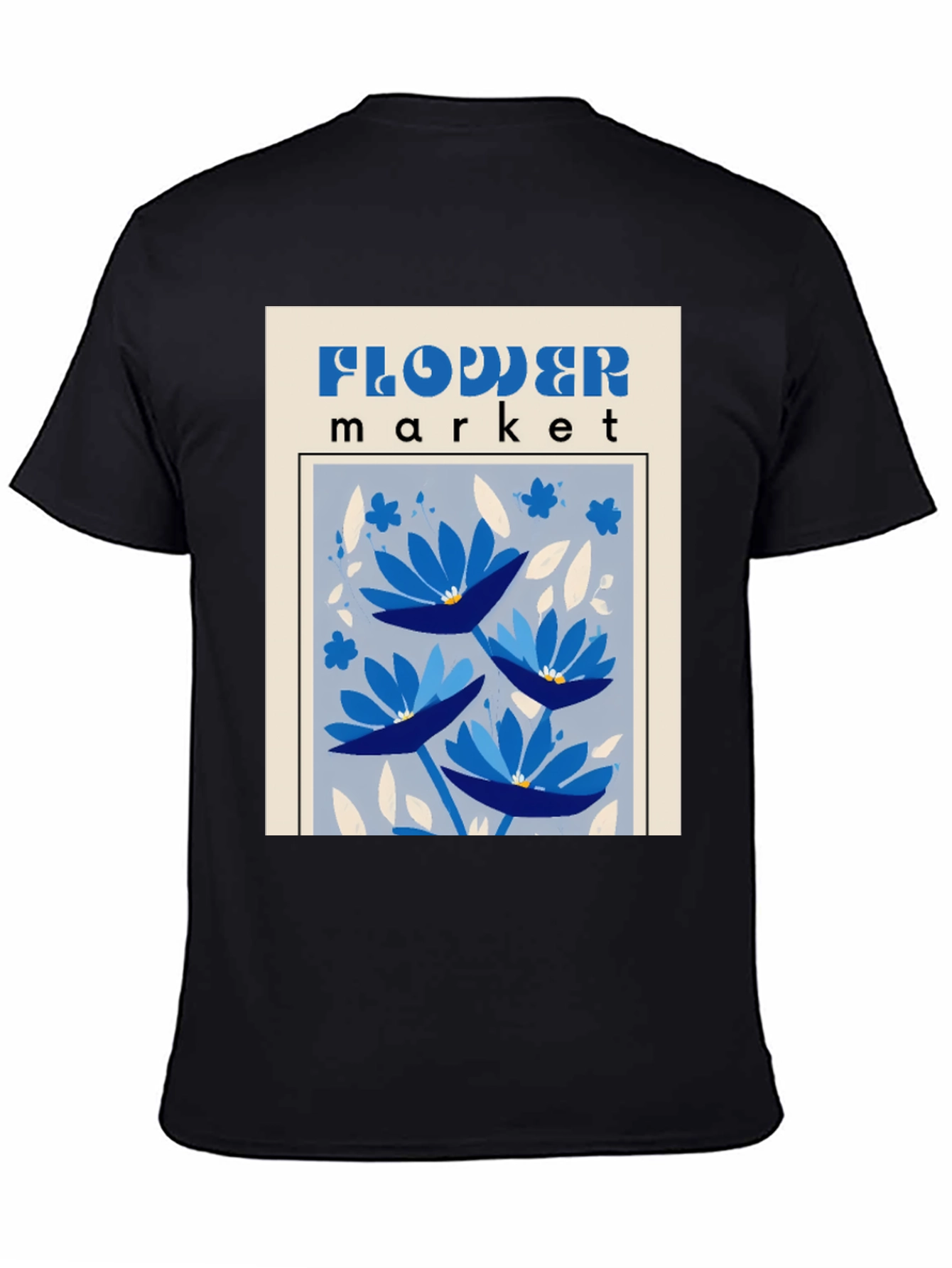 Flower Market Graphic Tee - Unique Design