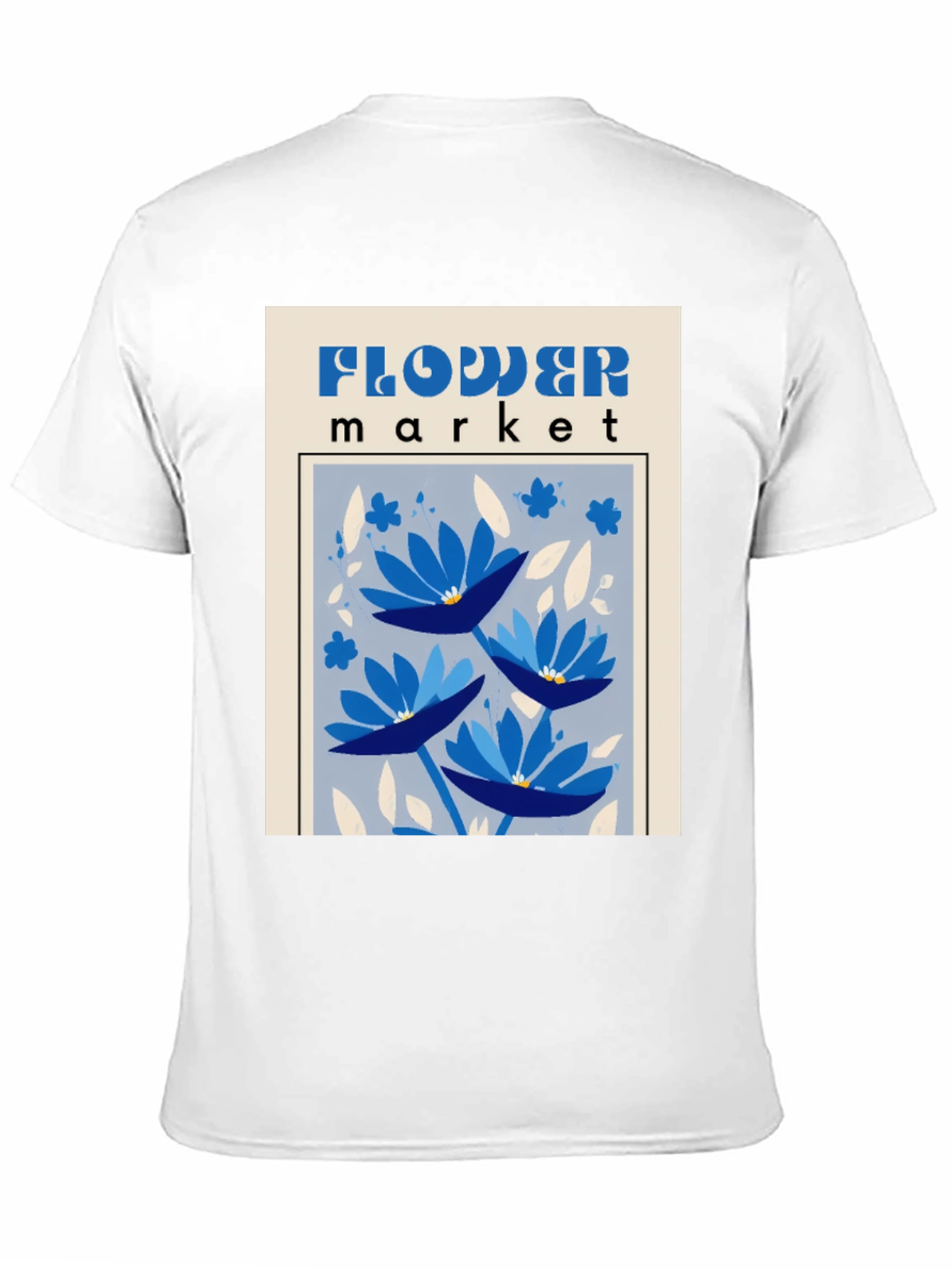 Flower Market Graphic Tee - Unique Design