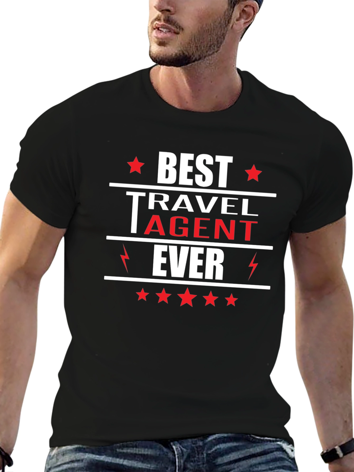 Best Travel Agent Ever T-Shirt Black