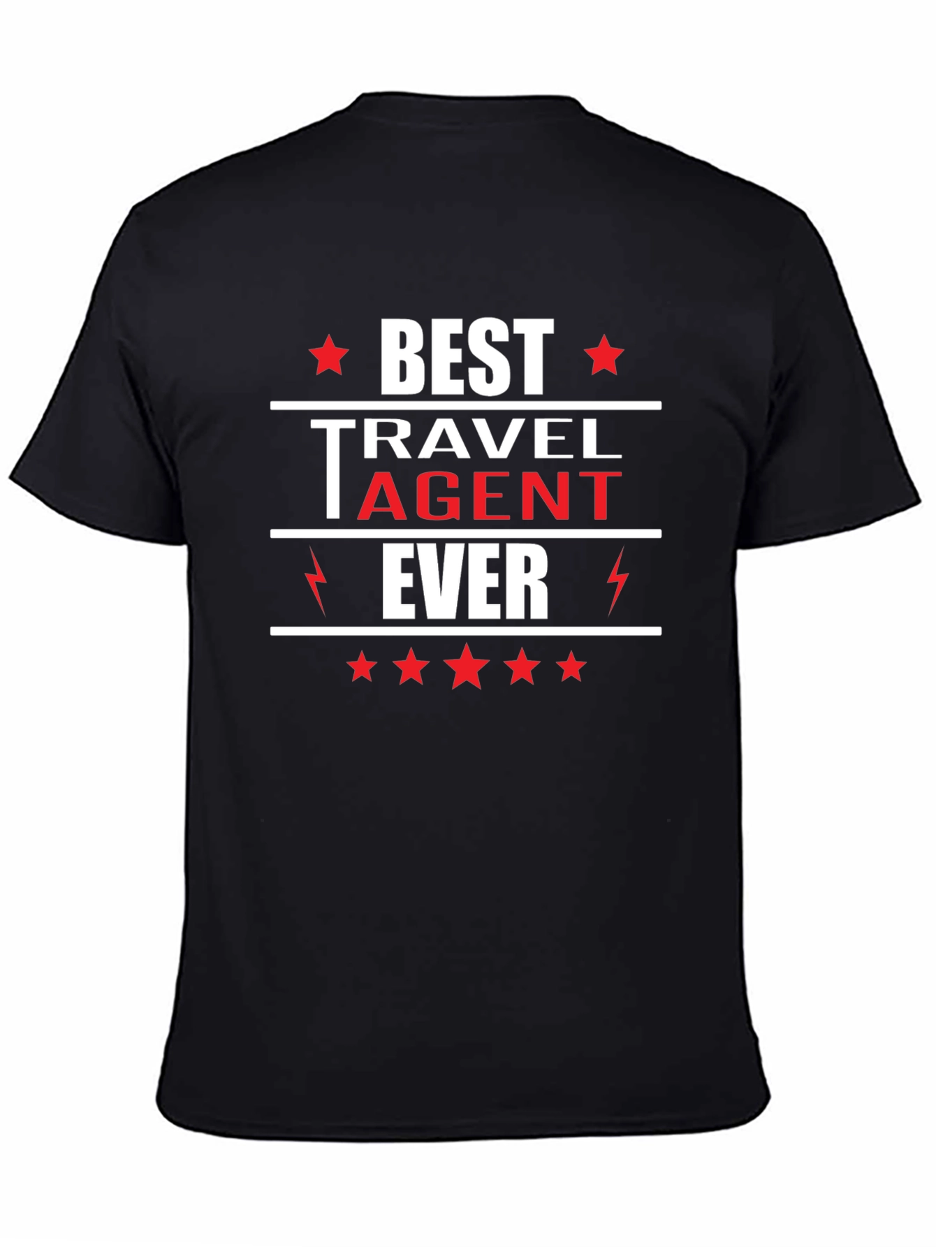 Best Travel Agent Ever T-Shirt Black