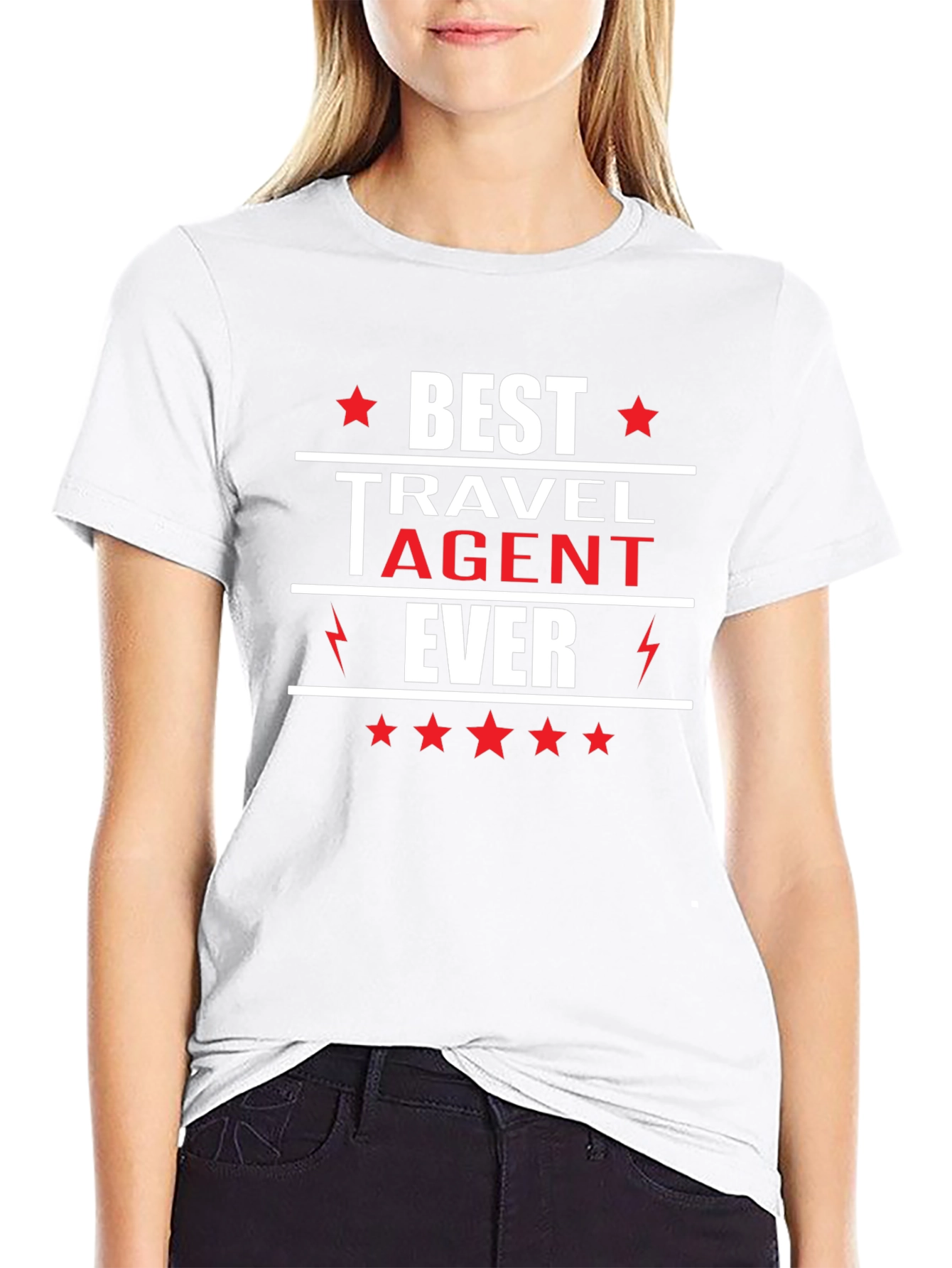 Best Travel Agent Ever T-Shirt Black