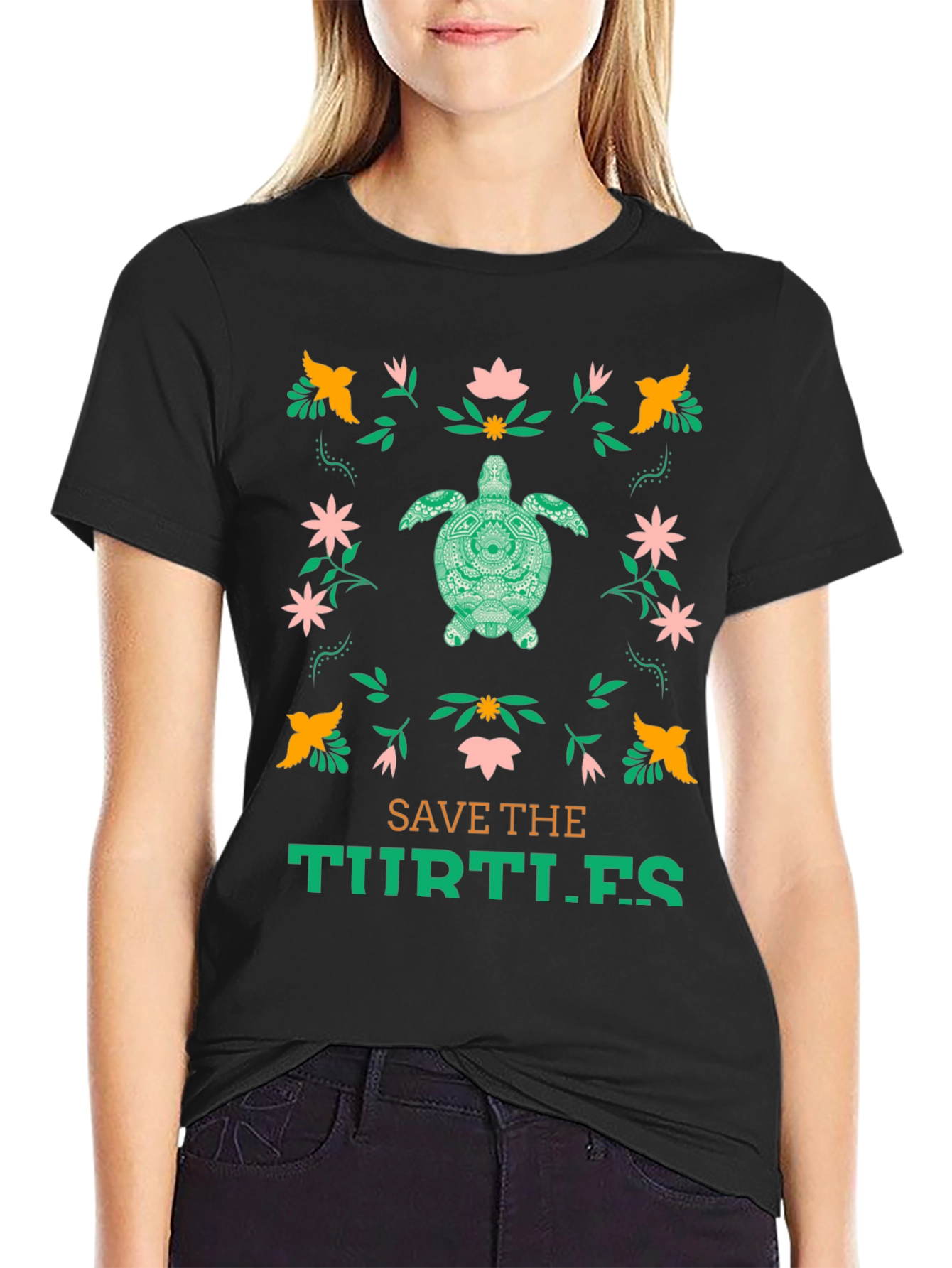 Save The Turtles Graphic Tee