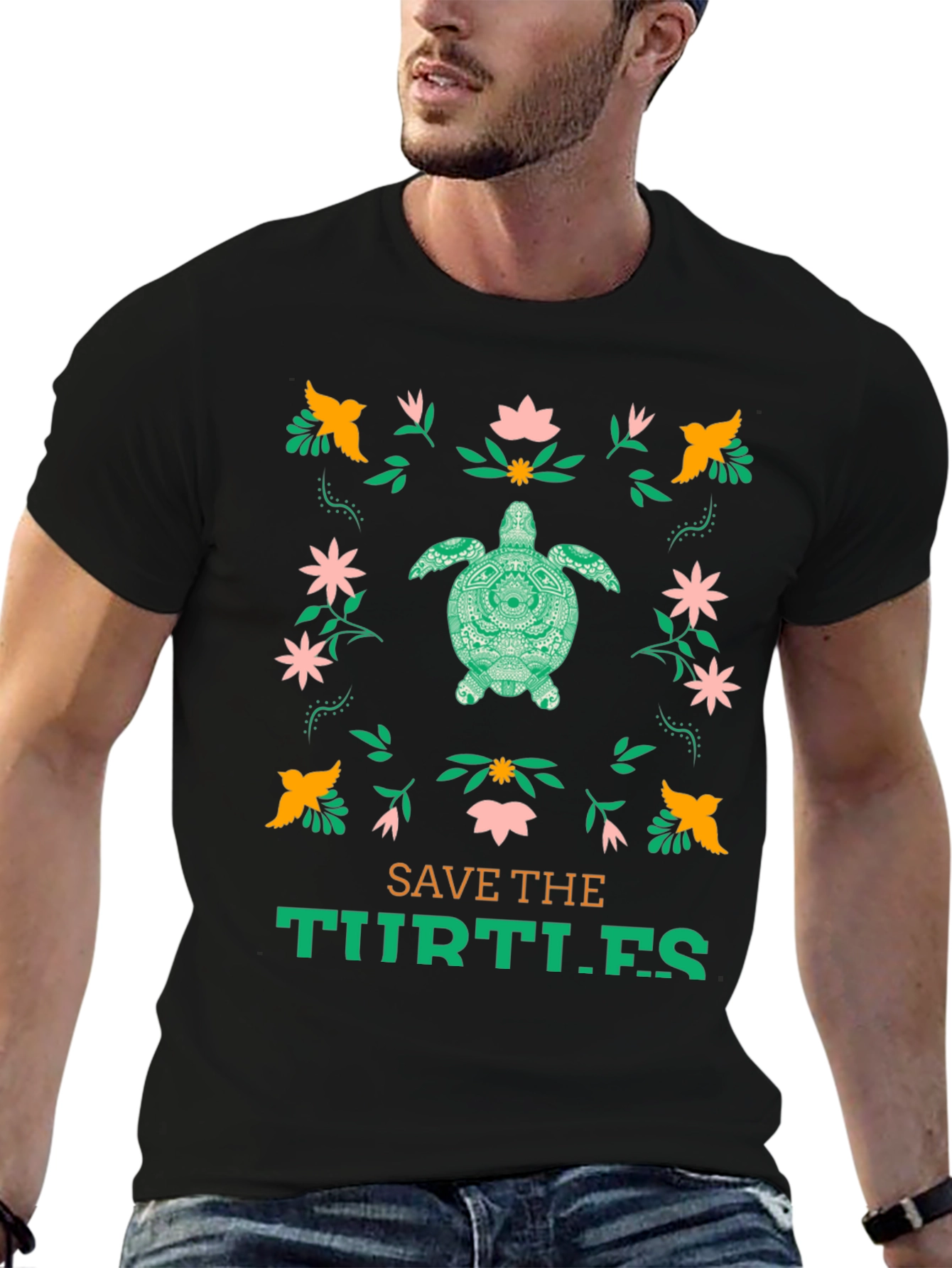 Save The Turtles Graphic Tee