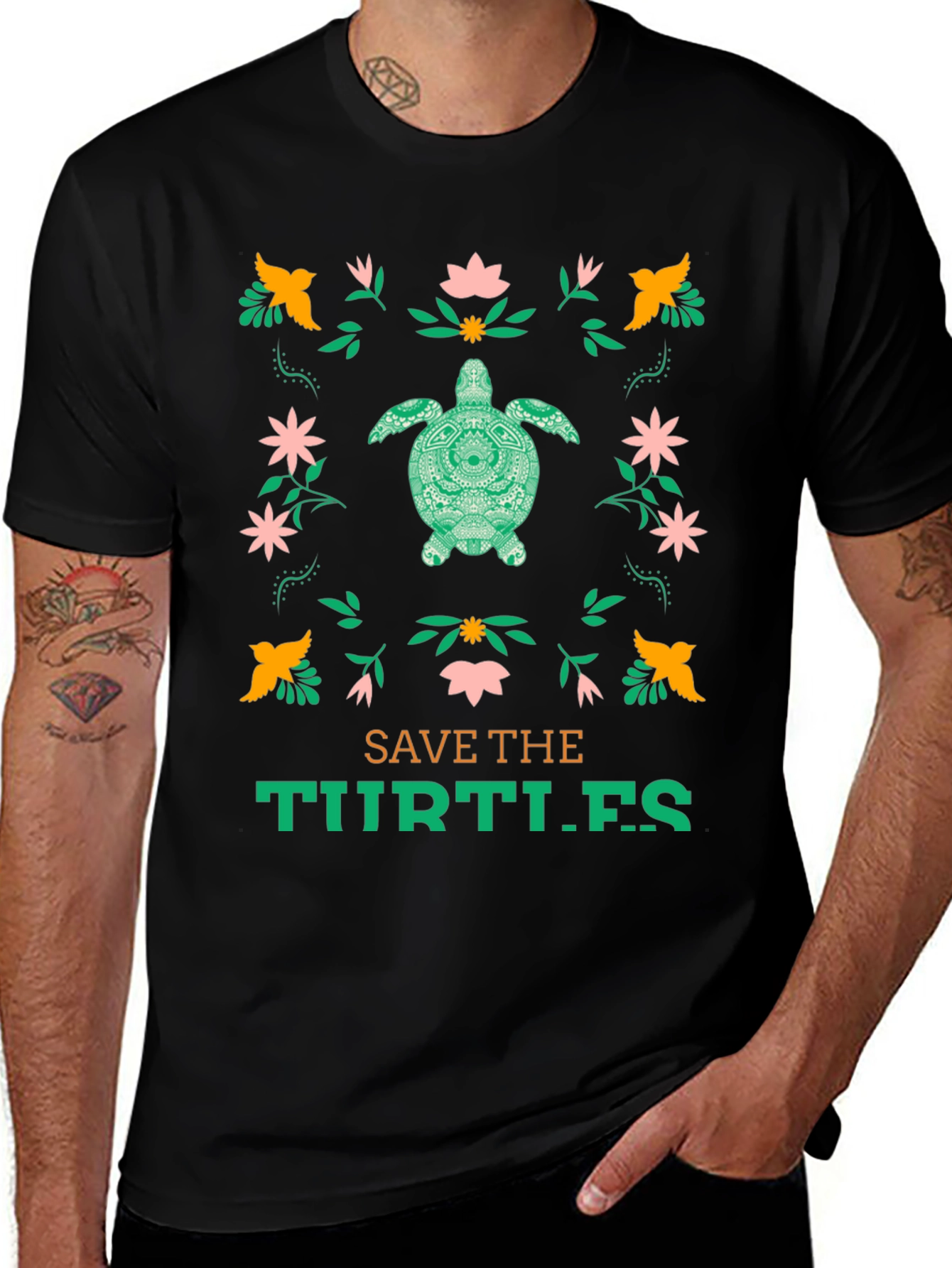 Save The Turtles Graphic Tee