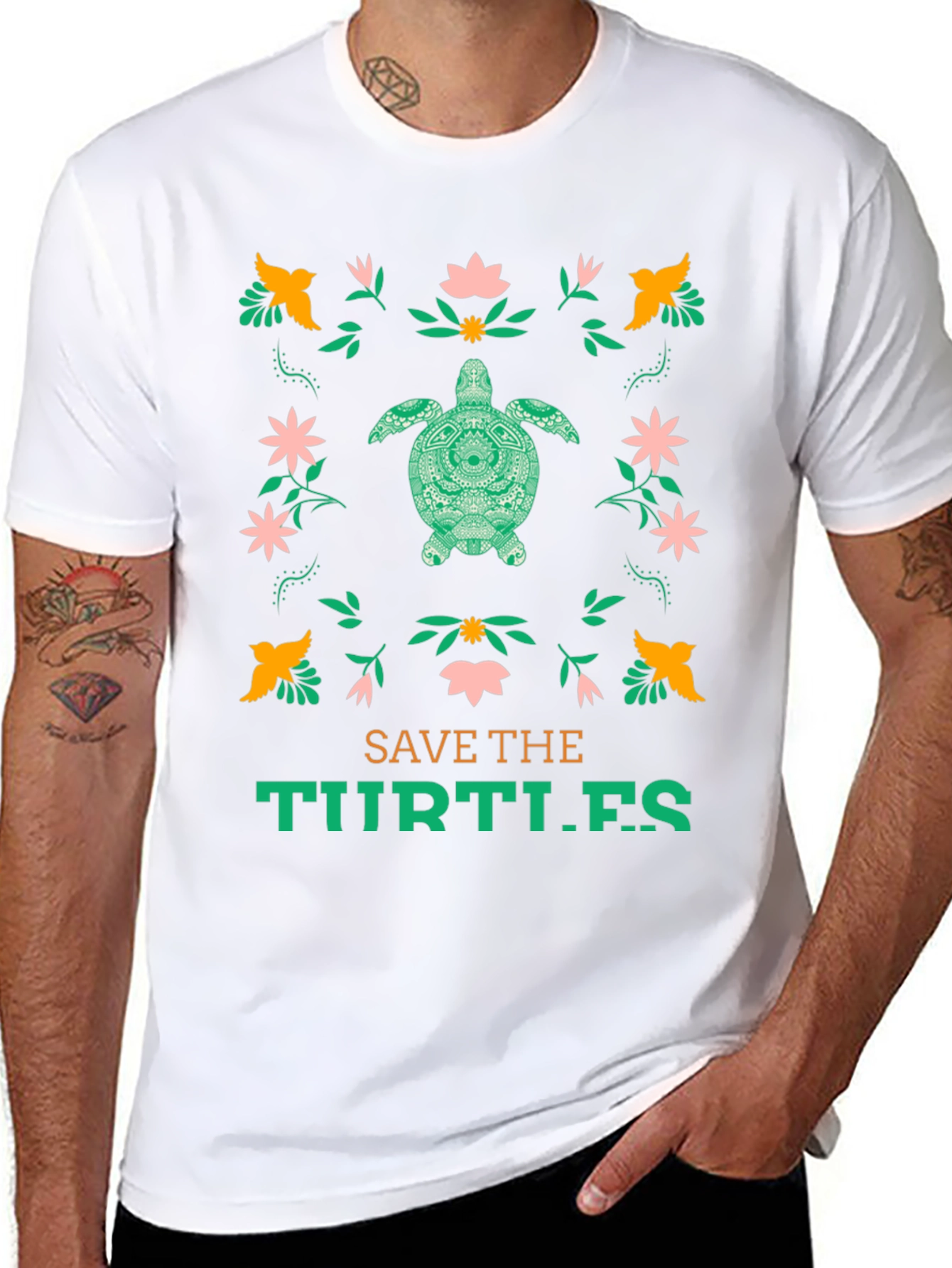Save The Turtles Graphic Tee