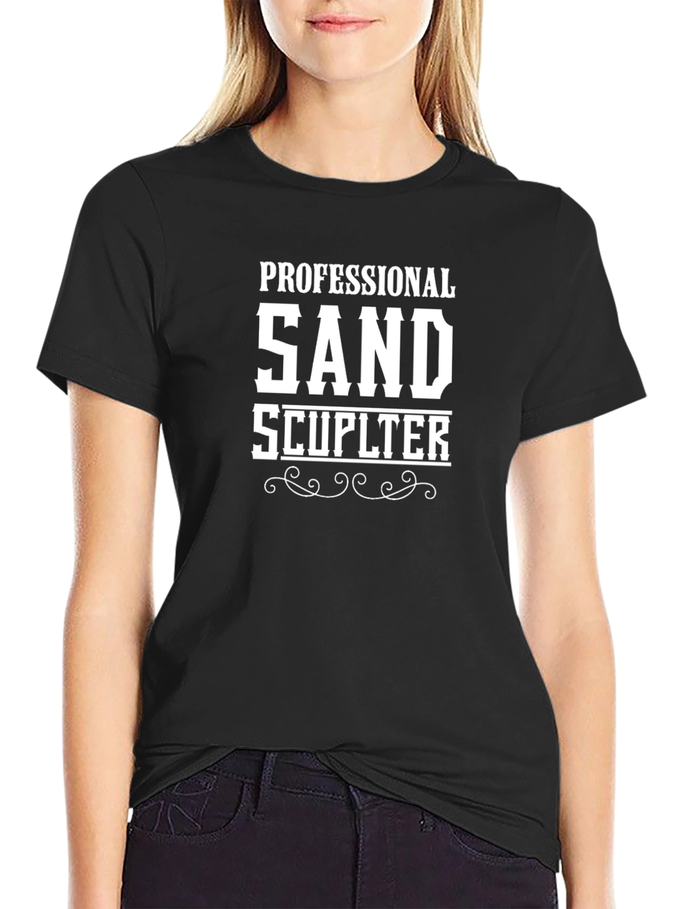 Professional Sand Sculptor T-Shirt - Unique Graphic Tee