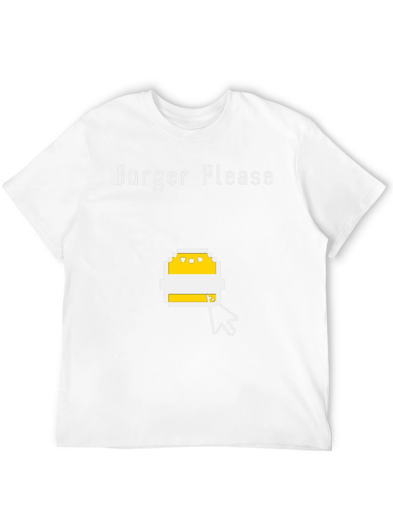 Burger Please Pixel Art Graphic T-Shirt