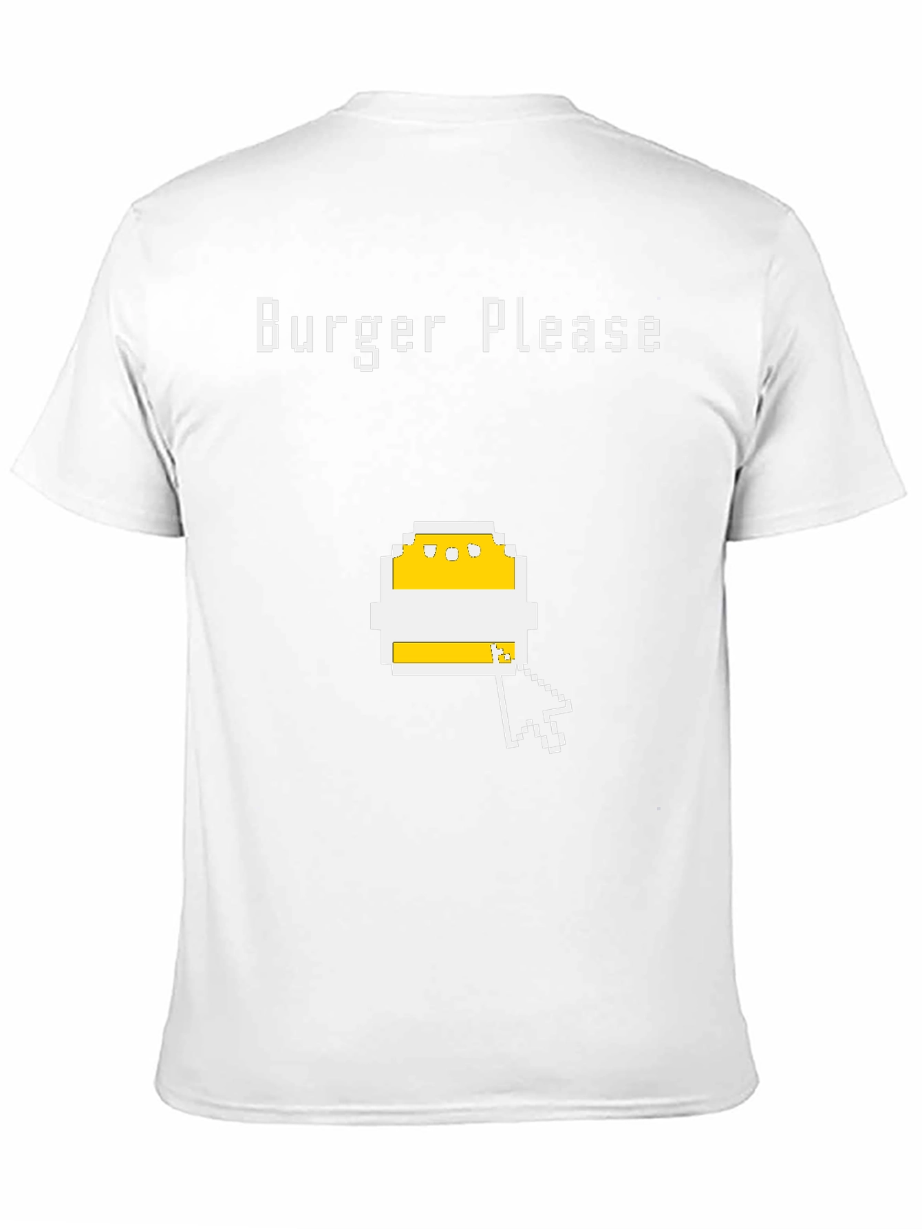 Burger Please Pixel Art Graphic T-Shirt