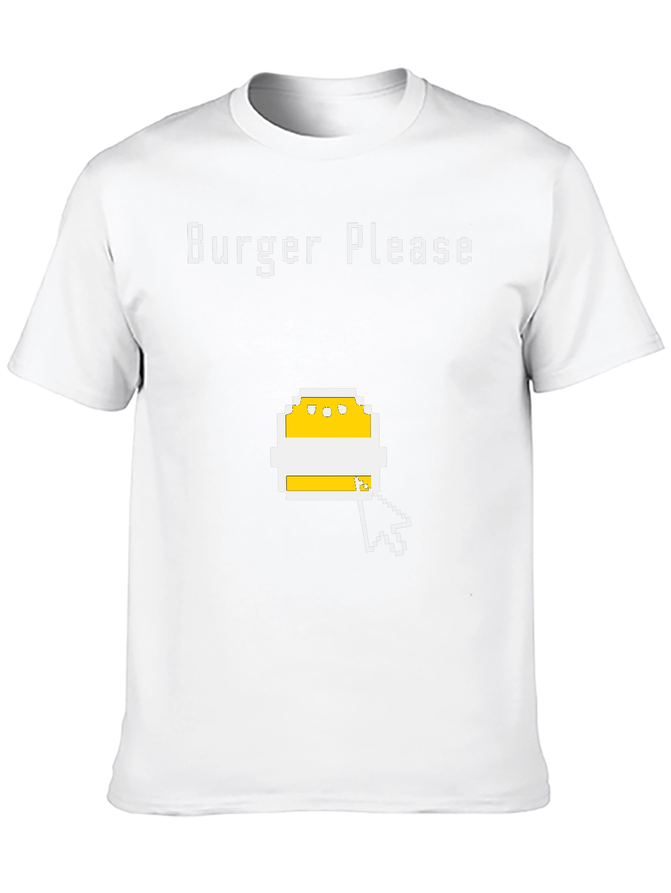 Burger Please Pixel Art Graphic T-Shirt