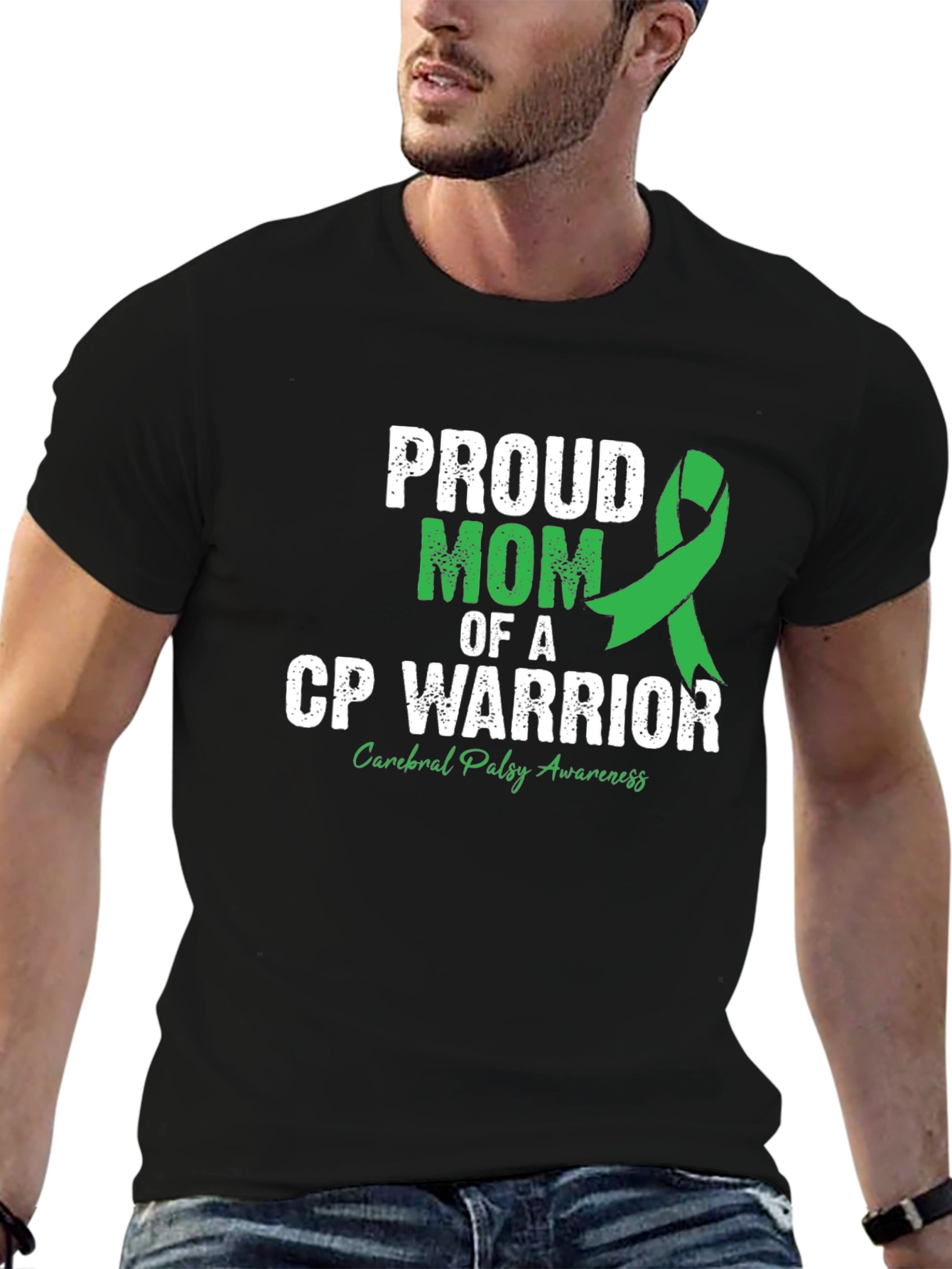Proud Mom CP Warrior Awareness T-Shirt