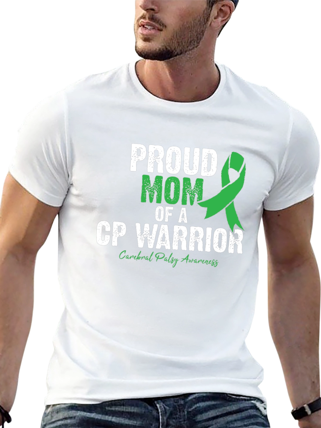 Proud Mom CP Warrior Awareness T-Shirt