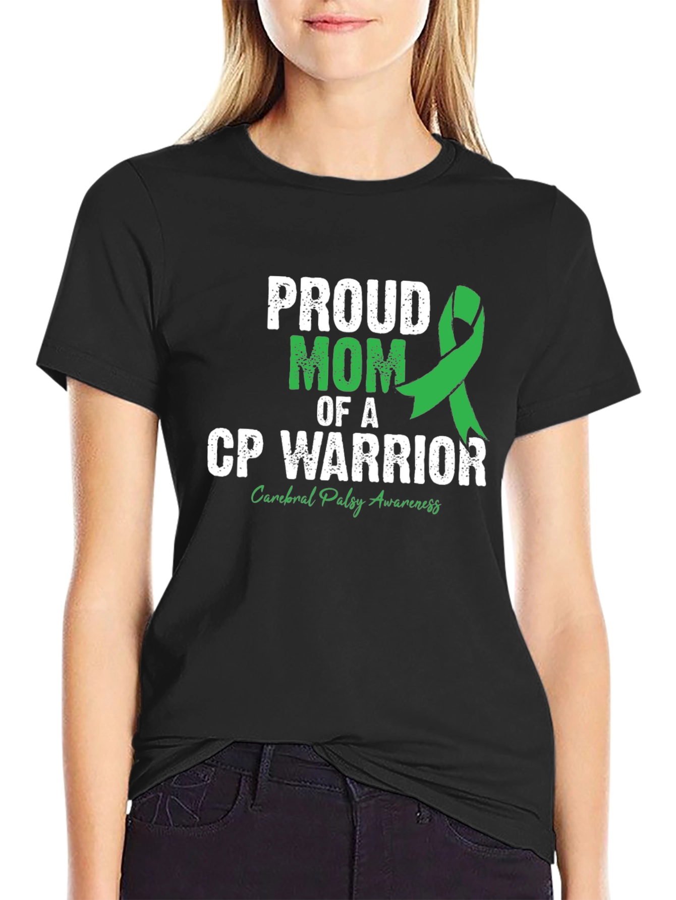 Proud Mom CP Warrior Awareness T-Shirt
