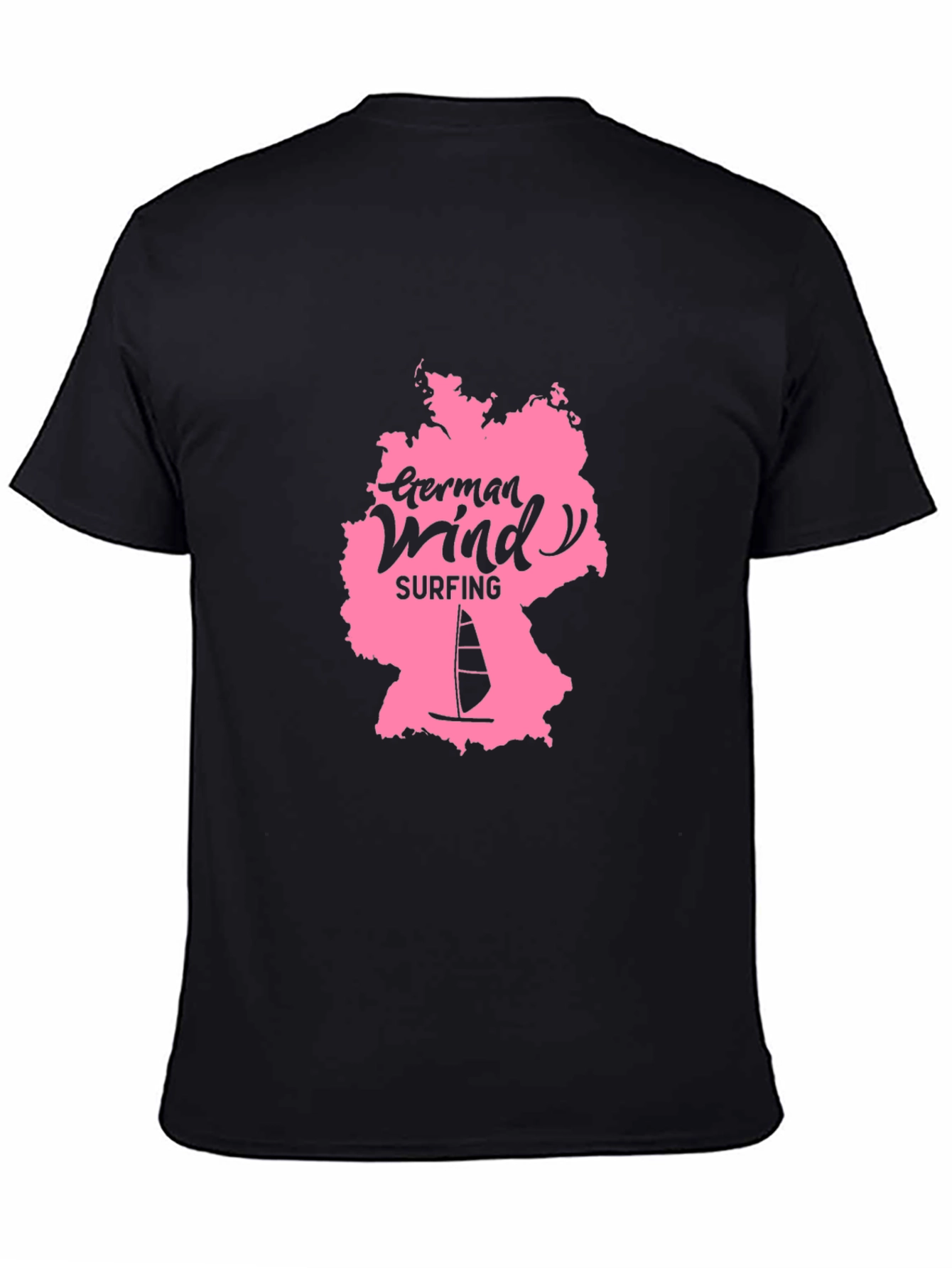 German Windsurfing Black Tee