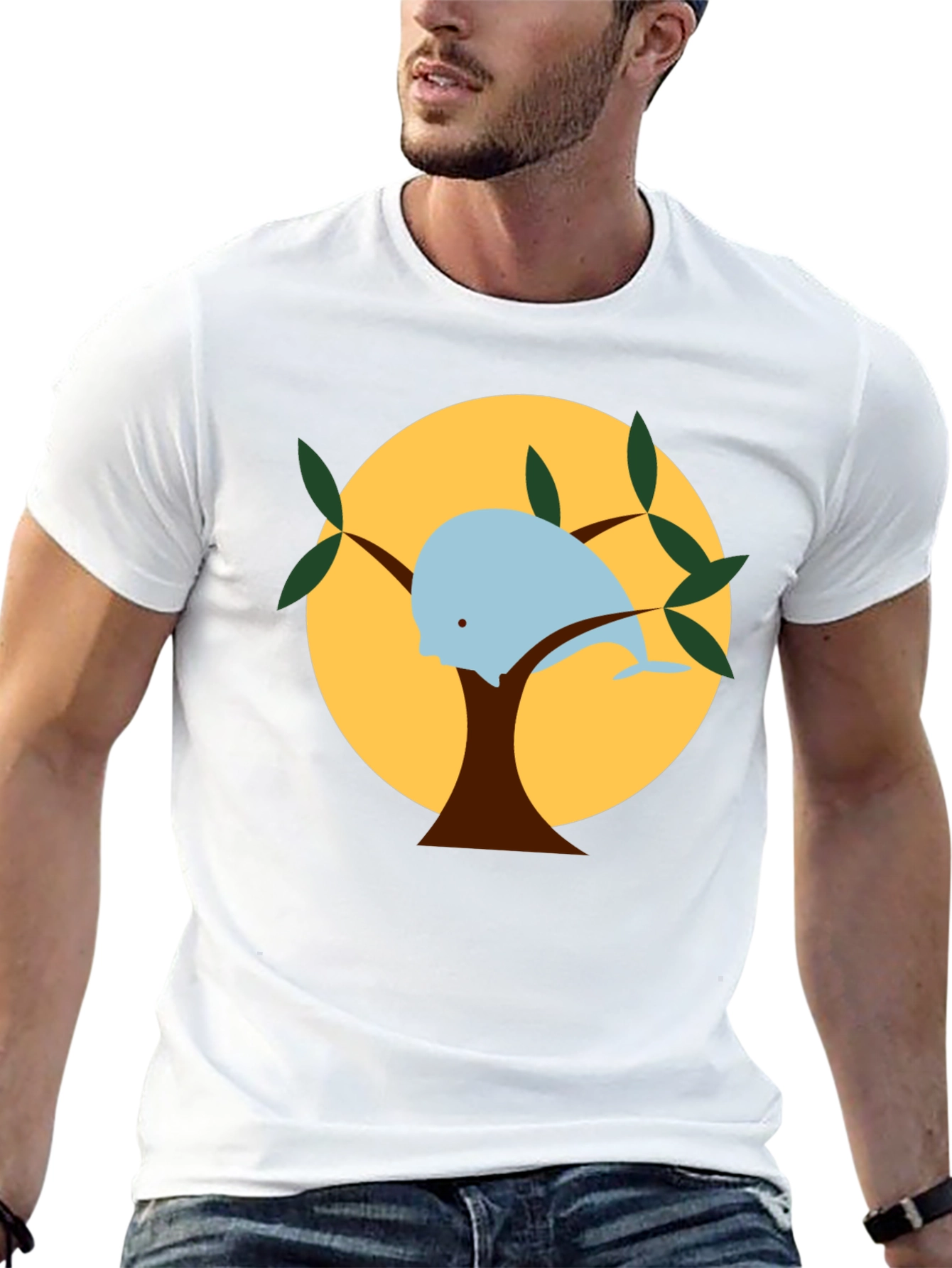Whale Tree T-Shirt - Unique Graphic Tee