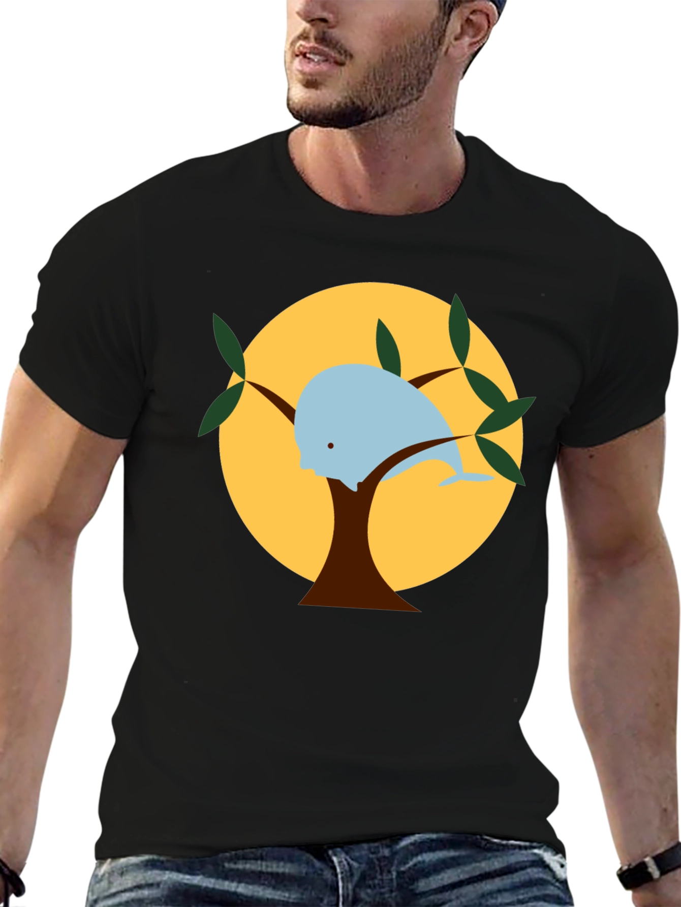 Whale Tree T-Shirt - Unique Graphic Tee