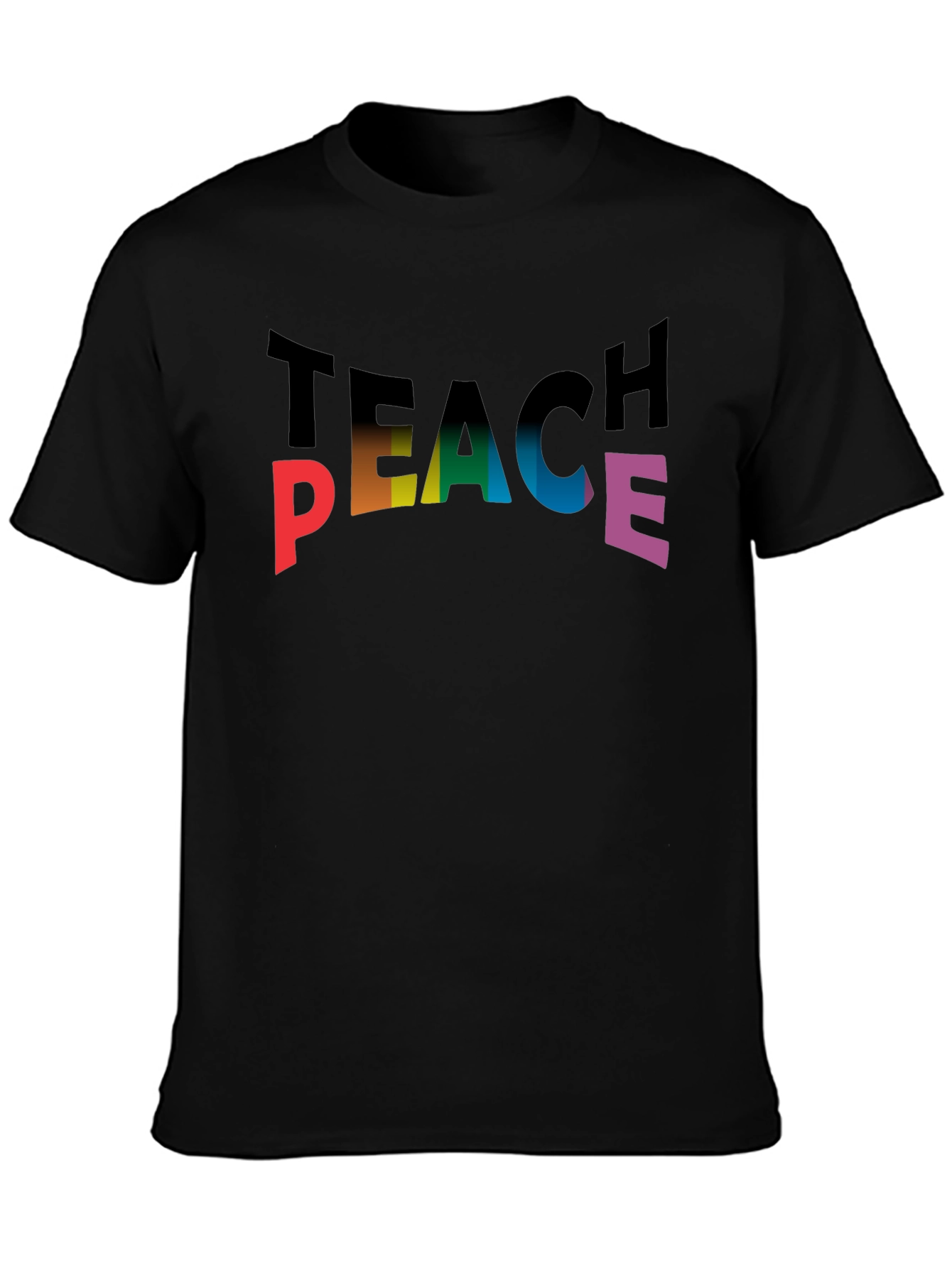 Teach Peace Rainbow T-Shirt