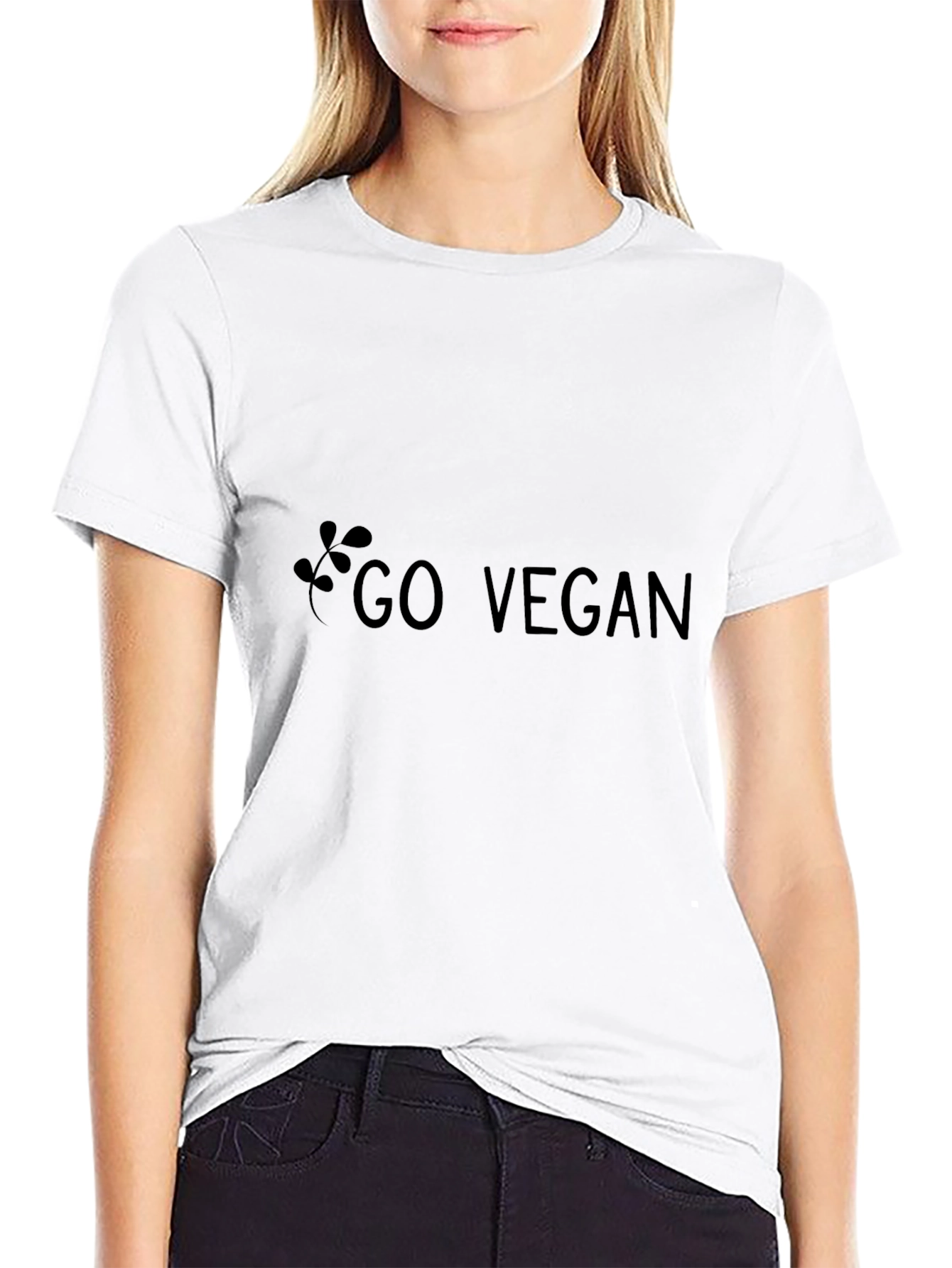 Go Vegan Black T-Shirt