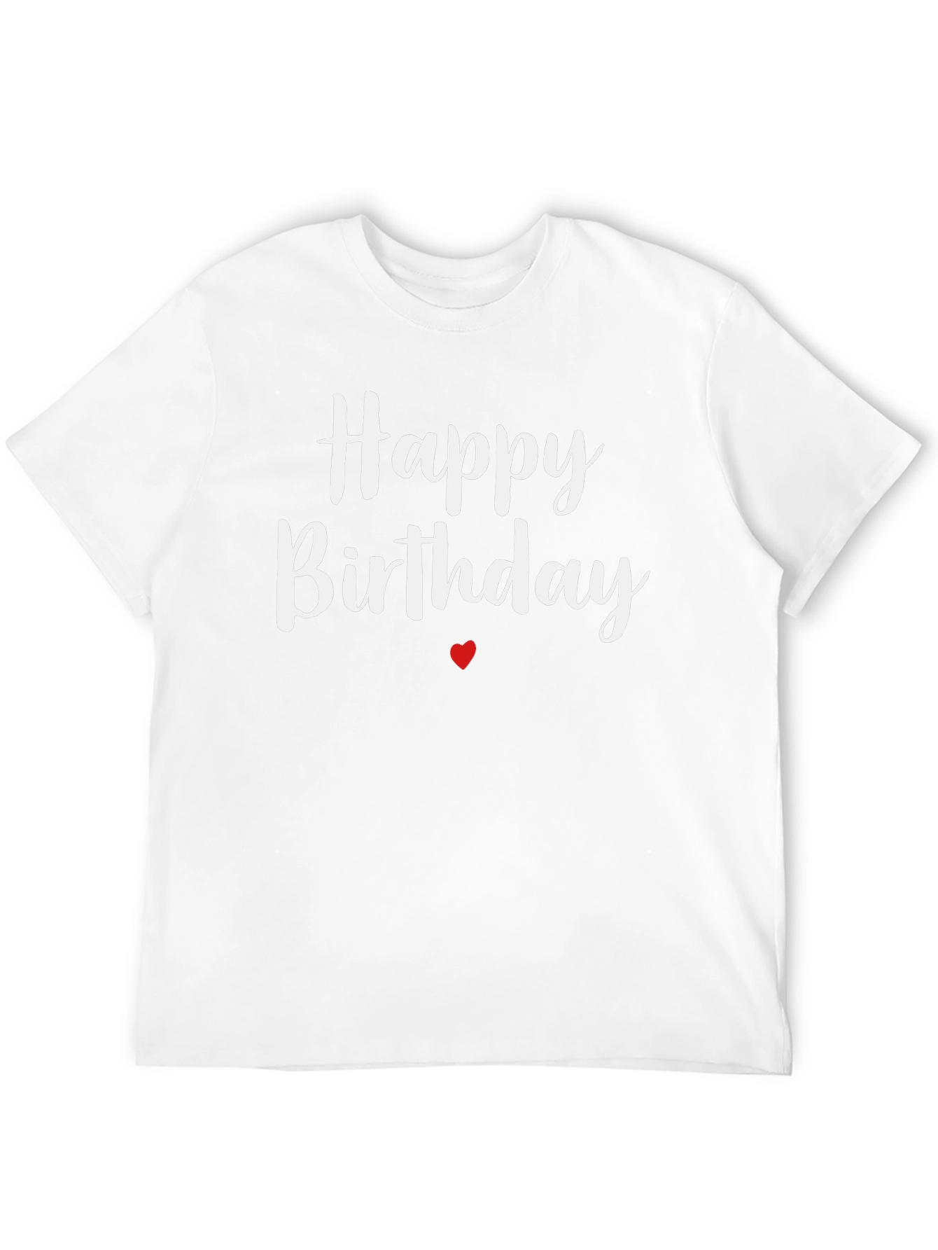 Happy Birthday Graphic Tee - Black