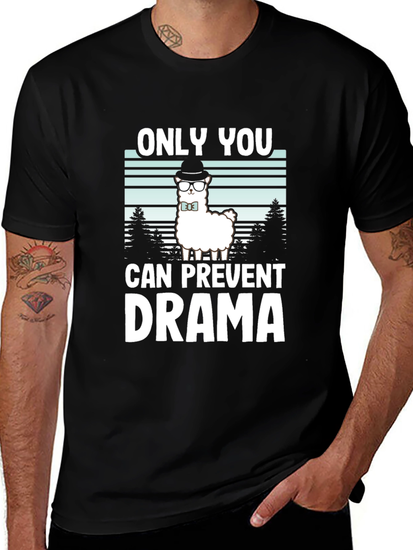 Only You Can Prevent Drama Alpaca T-Shirt