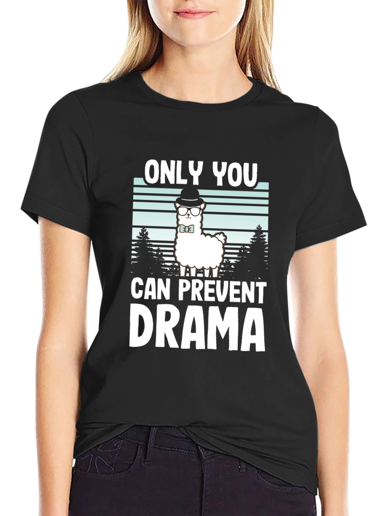 Only You Can Prevent Drama Alpaca T-Shirt