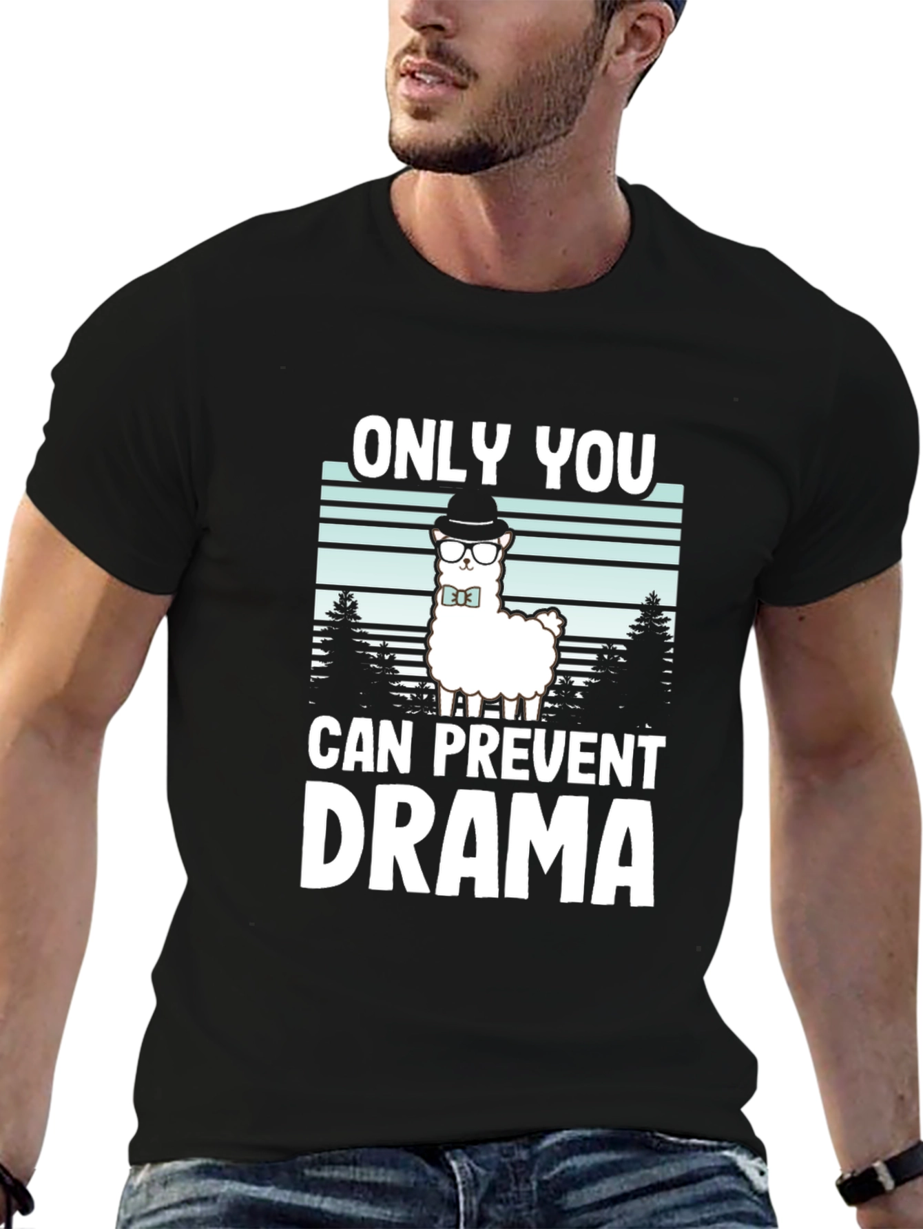 Only You Can Prevent Drama Alpaca T-Shirt