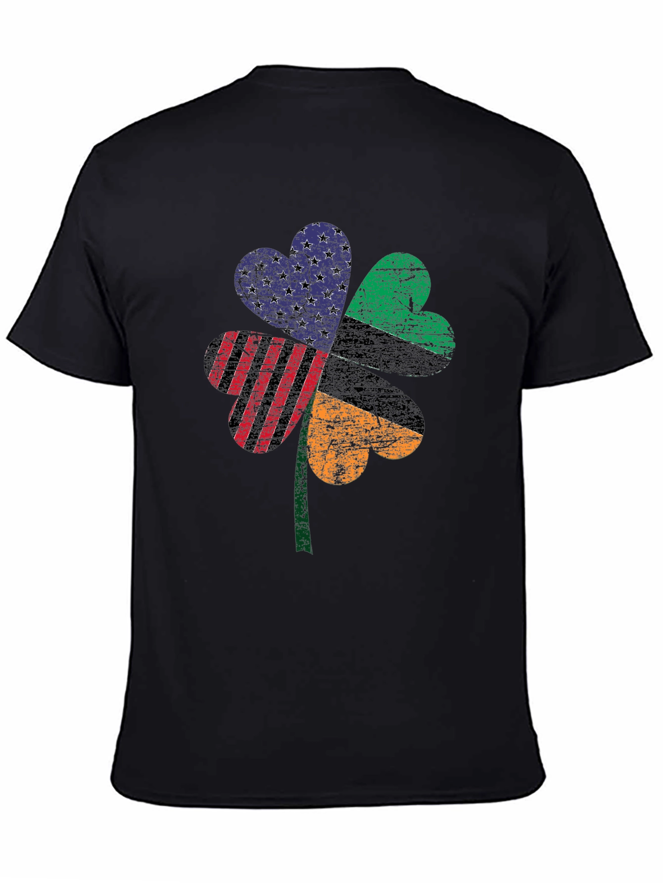 Patriotic Clover Graphic Tee - St. Patricks Day